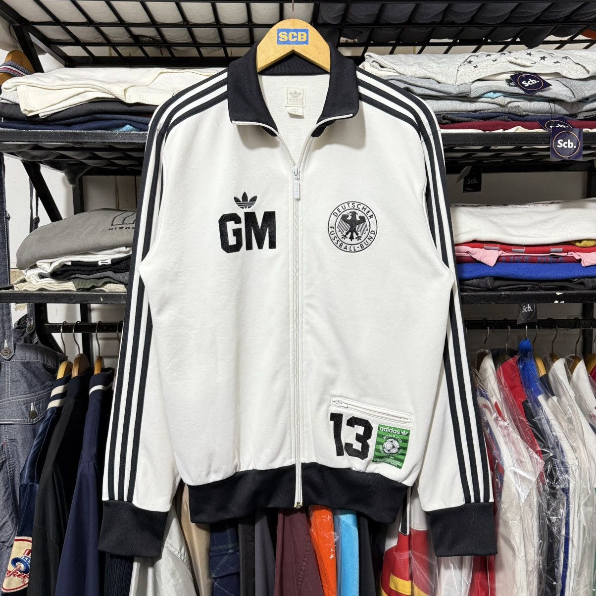 Vintage Vintage germany world cup 1950-1990 der bomber track top Size US L / EU 52-54 / 3 - 8 Thumbnail