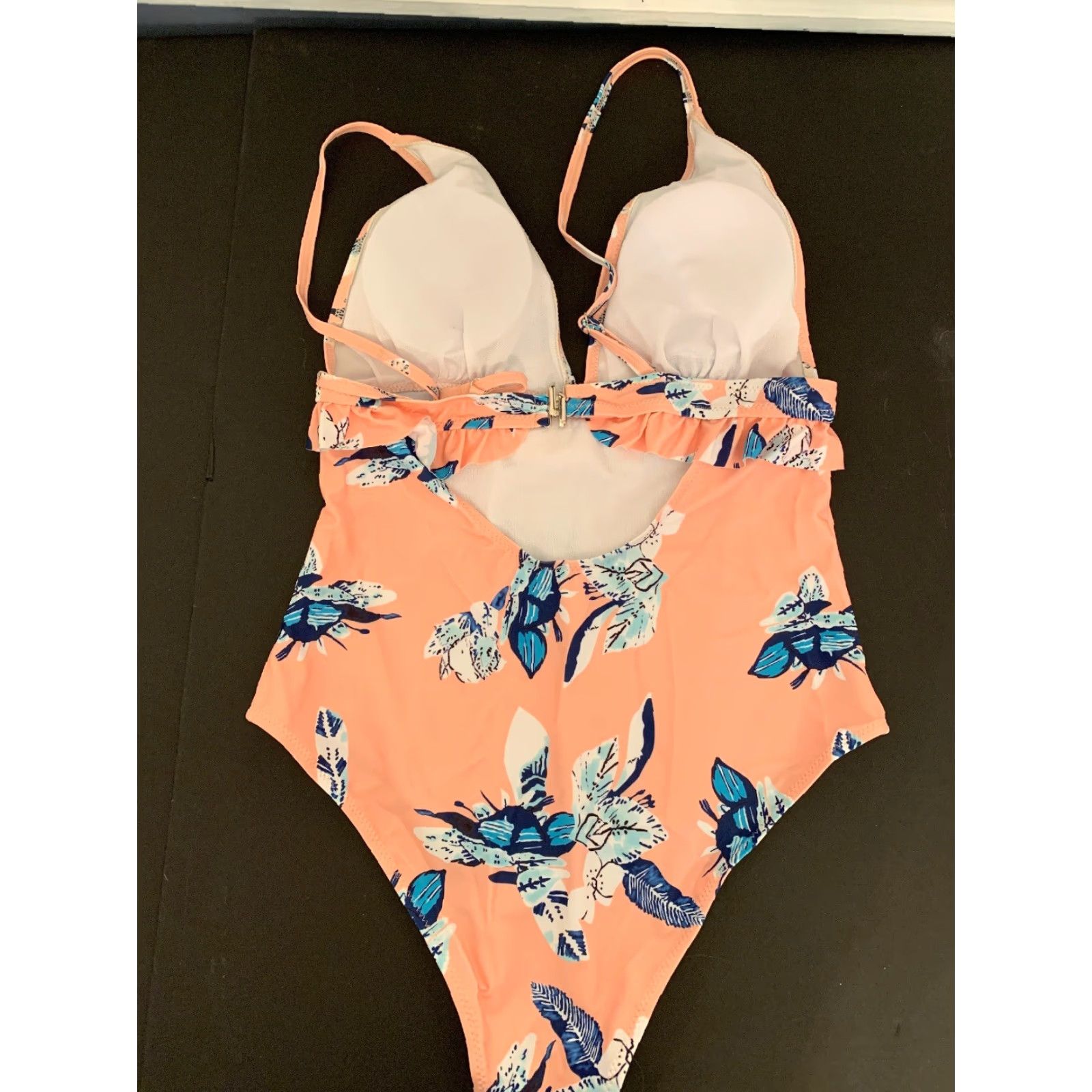 Vintage VINTAGE TengWeng Monokini Peach One Piece Women's Swimsuit Bathing Suit New NIP Size L / US 10 / IT 46 - 4 Thumbnail