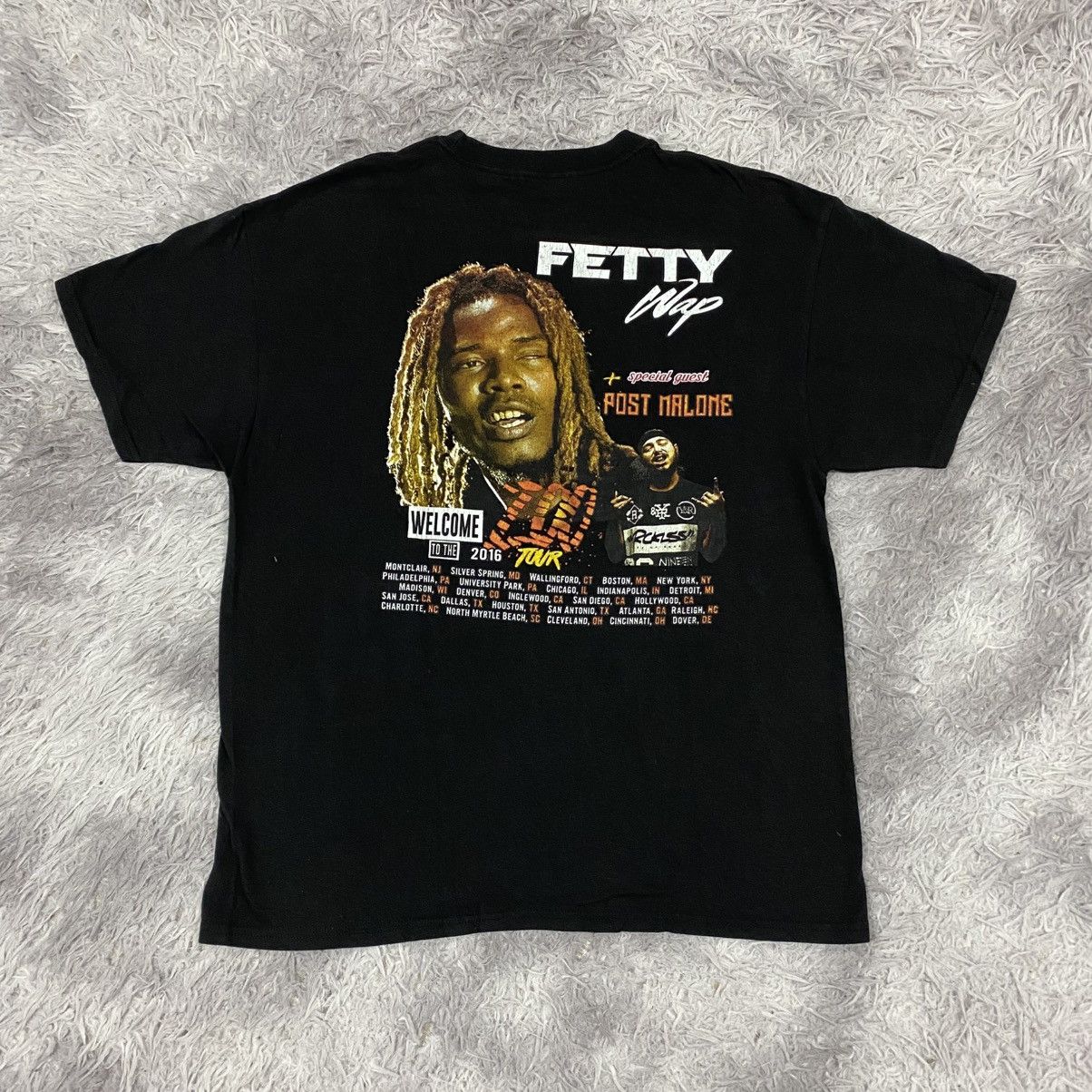 Band Tees × Rap Tees Rap tee fetty wap X post malone tour 2016 backhit Size US L / EU 52-54 / 3 - 2 Thumbnail