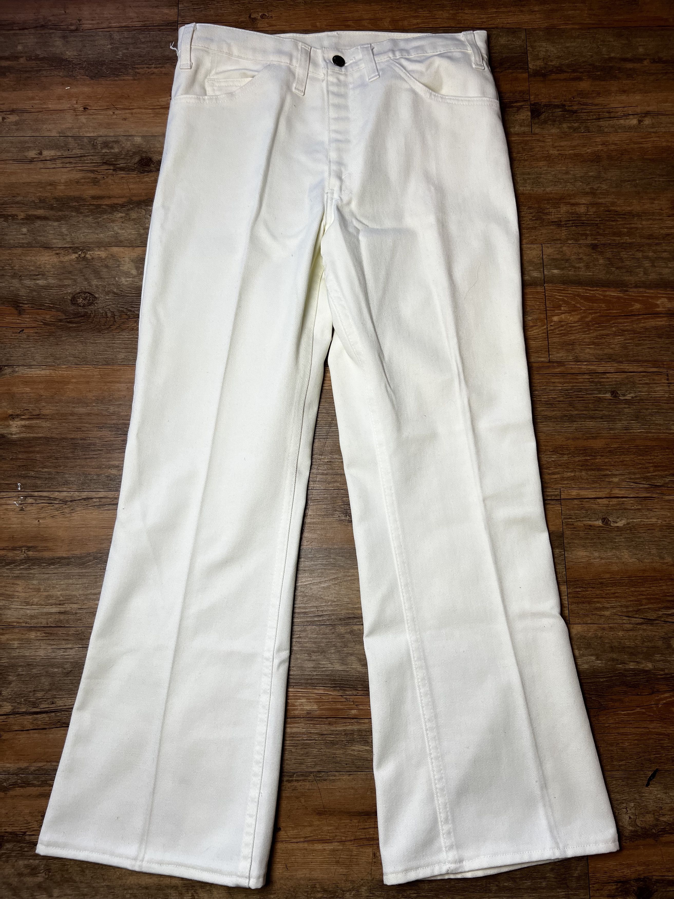 Levi's Vintage Clothing Vintage 1960's Levi's White Sta-Prest Pants Size US 32 / EU 48 - 2 Thumbnail