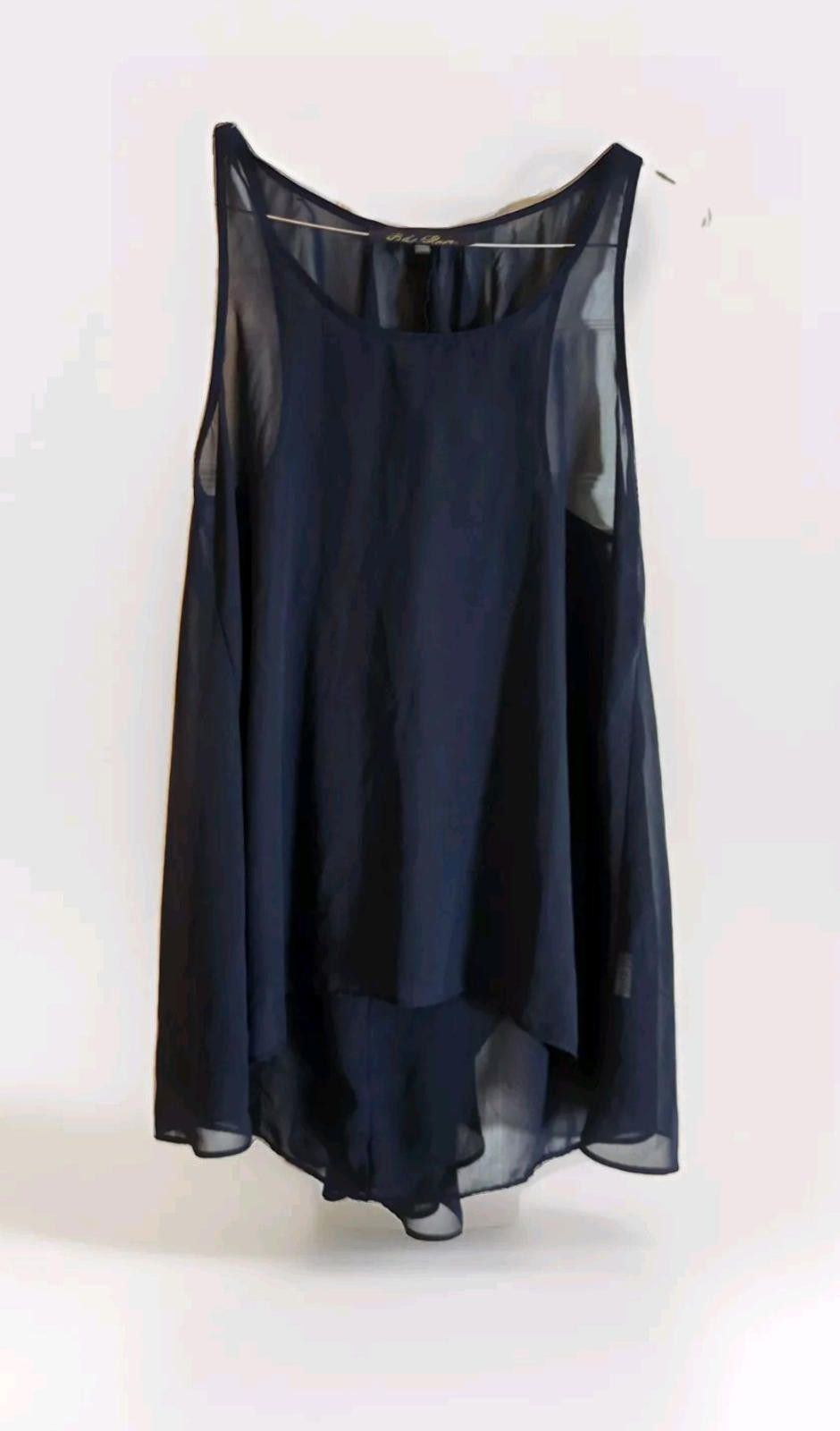 Other Blue Rain Womens Sleeveless Sheer Blouse Tank Top Size Mediu Size M / US 6-8 / IT 42-44 - 1 Thumbnail