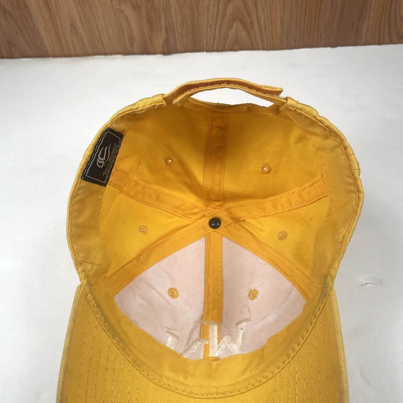 Vintage Outdoor Cap WN Embroidered Adjustable StrapBack Baseball HatCap Yellow Womens Size ONE SIZE - 6 Thumbnail