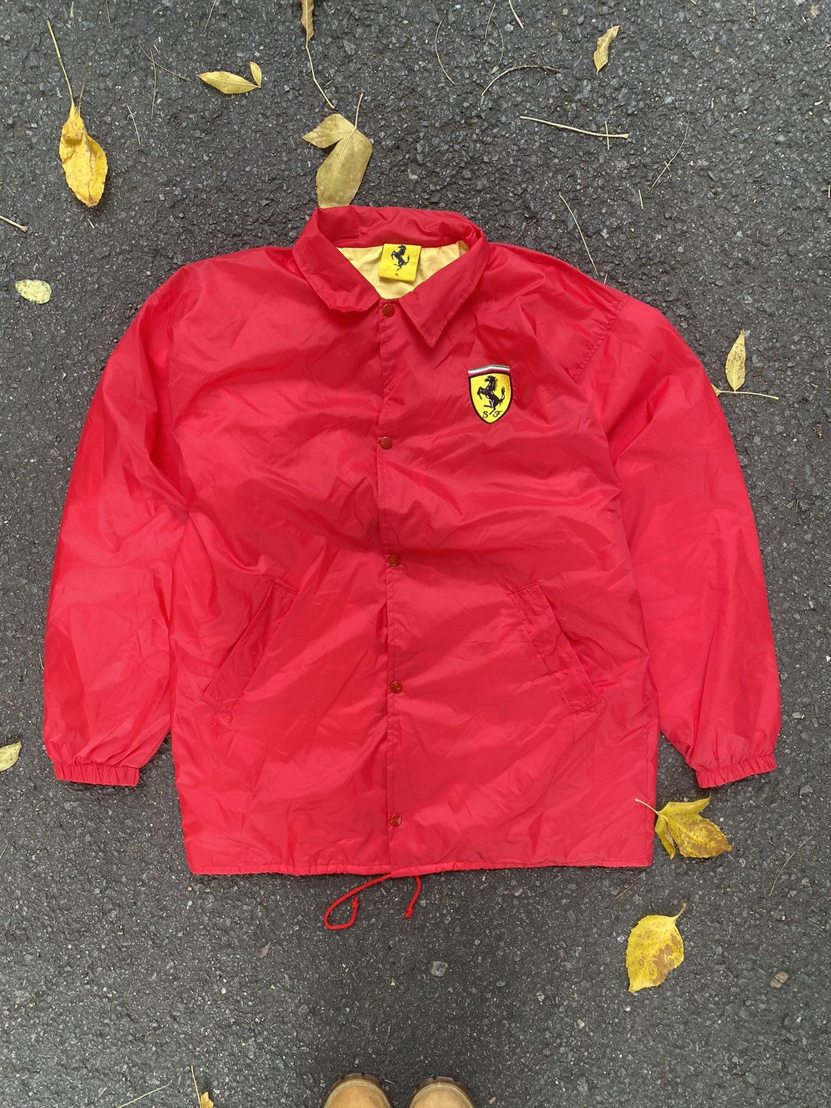 Ferrari 90’ Vintage Ferrari Coach Coat Jacket Rainjacket Size US XL / EU 56 / 4 - 4 Thumbnail