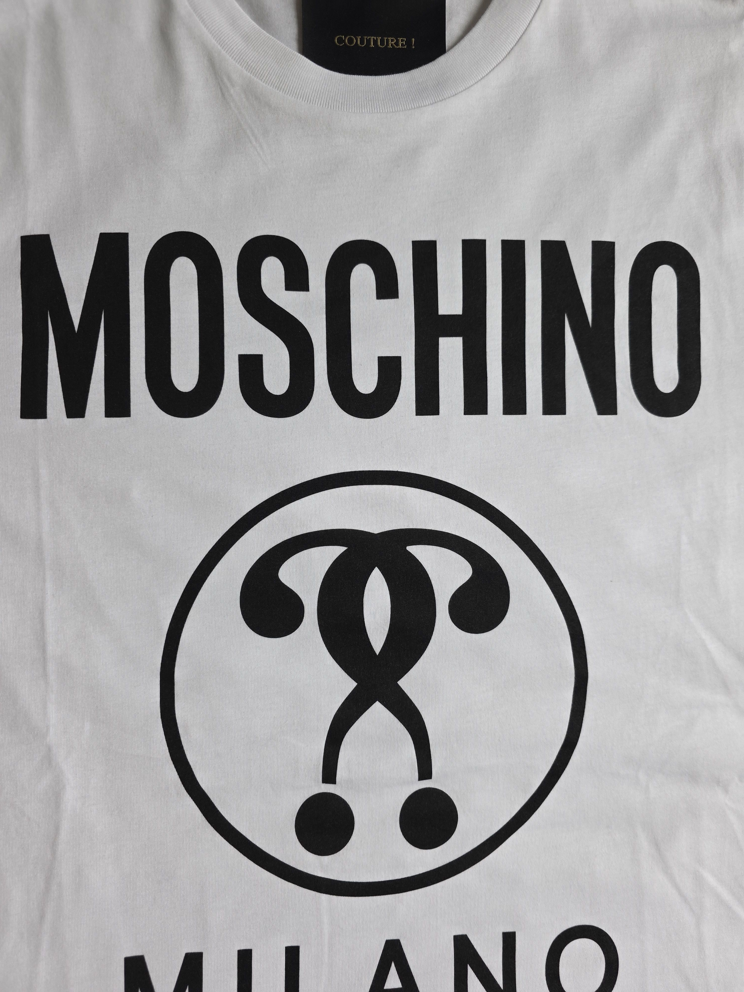 Moschino Moschino: Question Mark T-Shirt (NEW) Size US L / EU 52-54 / 3 - 6 Thumbnail