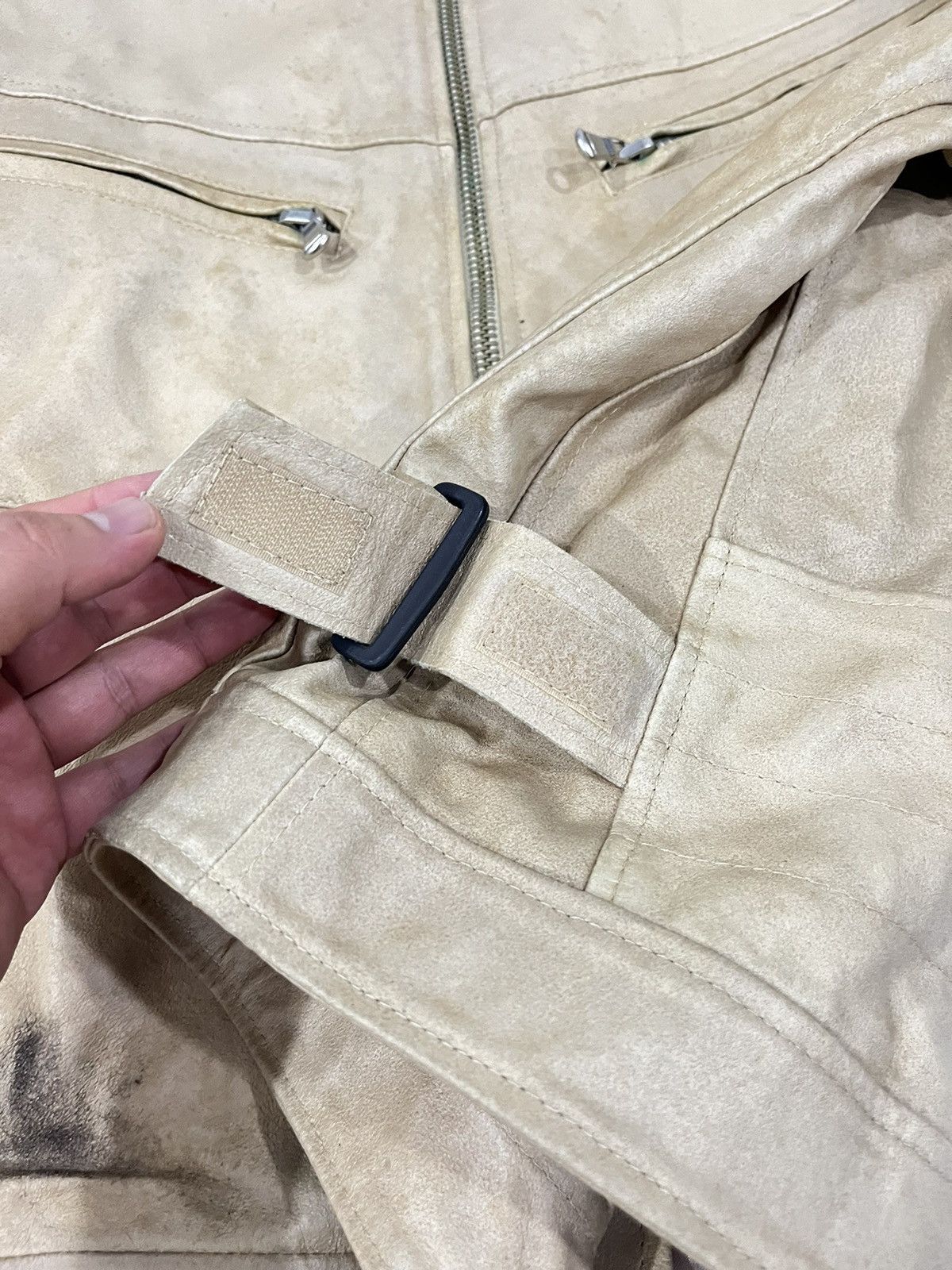 Vera Pelle Full Leather Inspired Gucci Cafe Design Motor Jacket Size US M / EU 48-50 / 2 - 10 Thumbnail