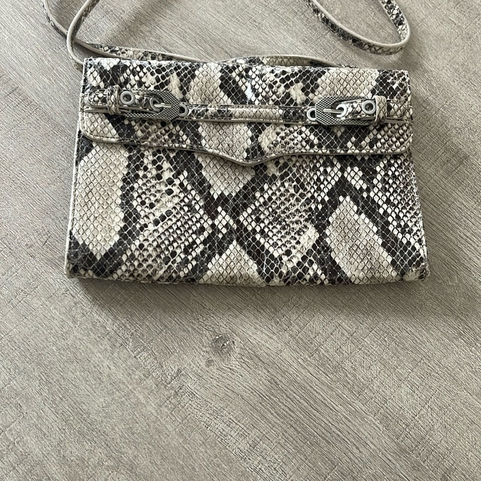 Rebecca Minkoff Rebecca Minkoff Snake Print MAB Crossbody Leather Purse Size ONE SIZE - 6 Thumbnail