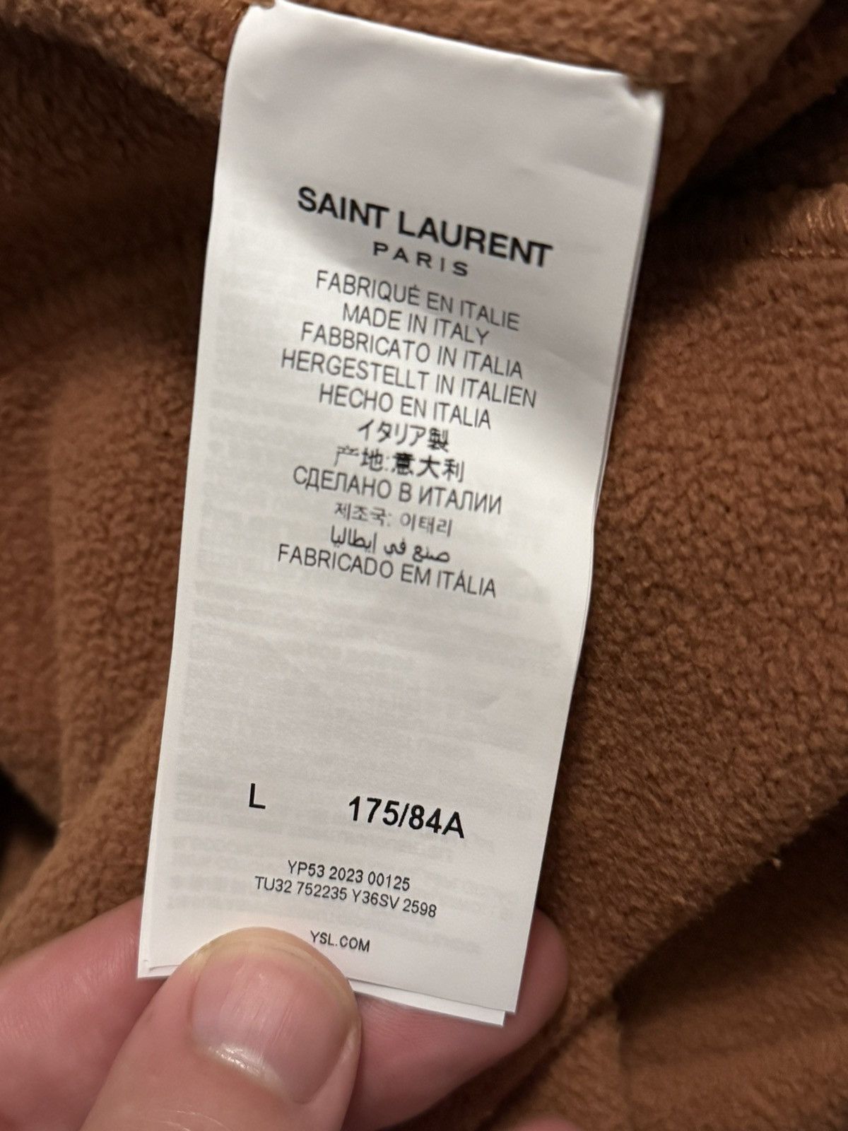 Saint Laurent Paris Premium YSL Sweatpants L XL Size US 34 / EU 50 - 6 Thumbnail