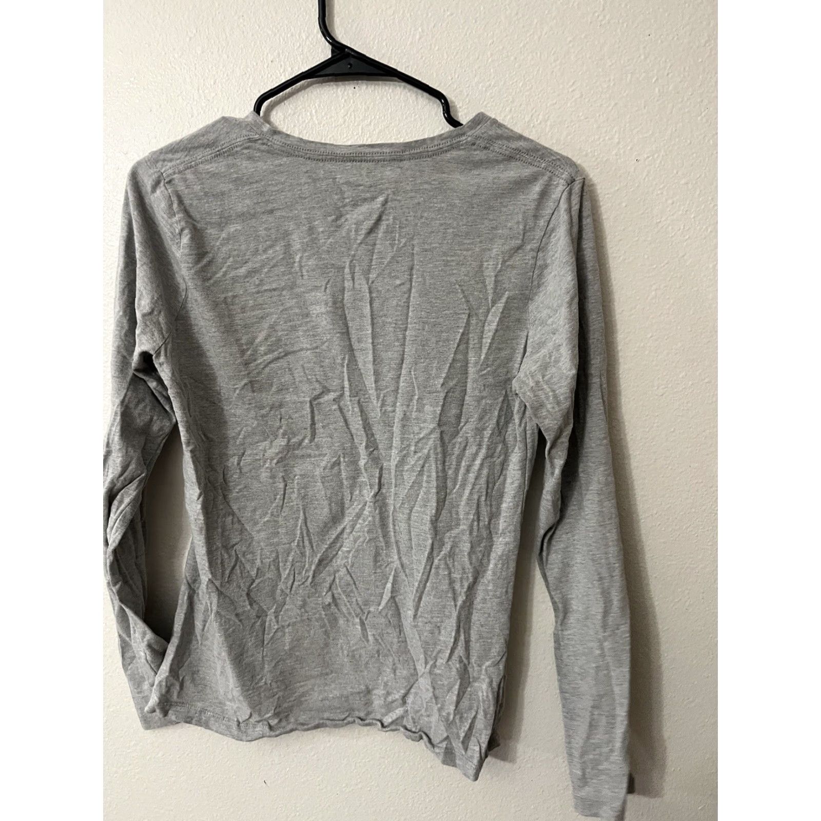 Vintage Fanatics T-Shirt Womens Medium V-Neck LONG SLEEVE Sienna Saints Gray ID: Fanatics Sienna Saints LONG SLEEVE V Neck T SHIRT WOMENS Medium V-NECK GRAY Size M / US 6-8 / IT 42-44 - 2 Thumbnail