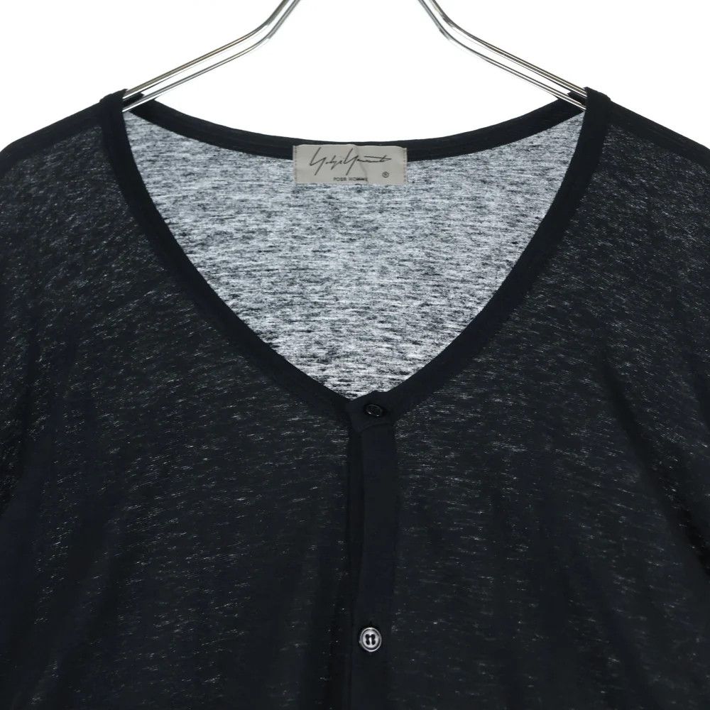 Yohji Yamamoto Yohji Yamaha POUR HOMME/ 19SS Linen Blend Cape Design Size US L / EU 52-54 / 3 - 3 Thumbnail