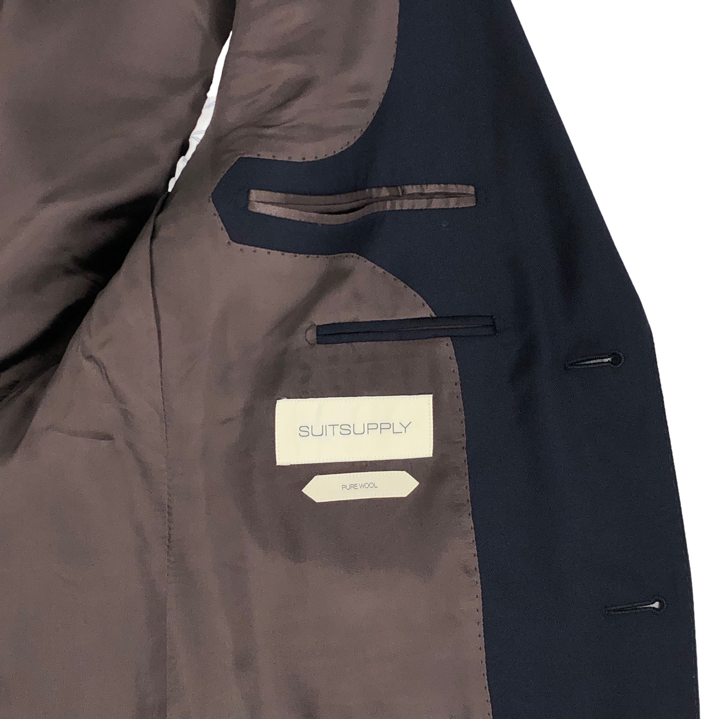 Suitsupply Napoli Single Breasted Wool Blazer Size EU:48; UK:38; US:38R Size 38R - 7 Thumbnail