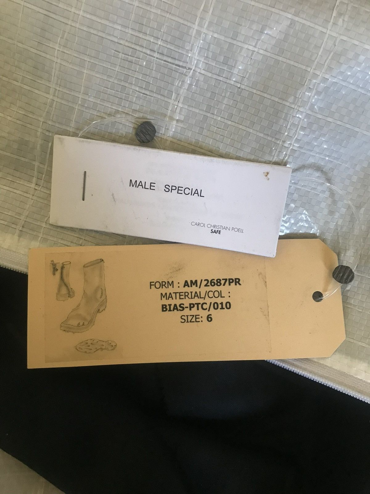 Carol Christian Poell Ccp prosthetic drip boots Size US 8.5 / EU 41-42 - 20 Thumbnail