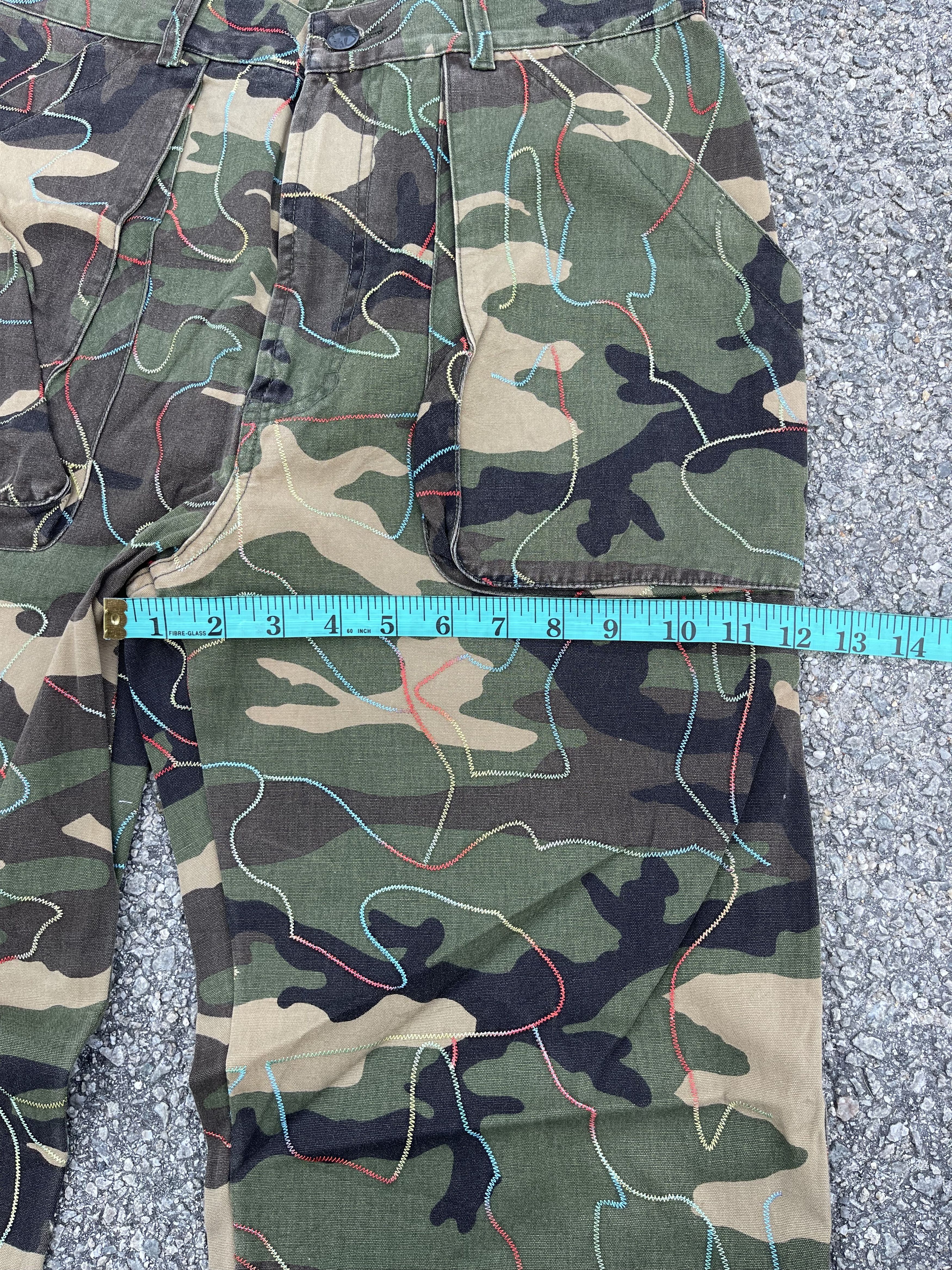 55DSL × Le Grande Bleu (L.G.B.) Army Camouflage Cargo Rainbow Embroidery Stitching Size US 30 / EU 46 - 13 Thumbnail