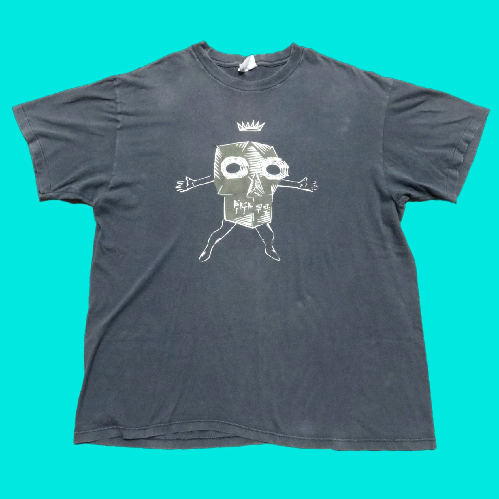 Hanes VINTAGE The Residents Cube-E Band Shirt XL Black Mens T-Shirt Size US XL / EU 56 / 4 - 1 Thumbnail