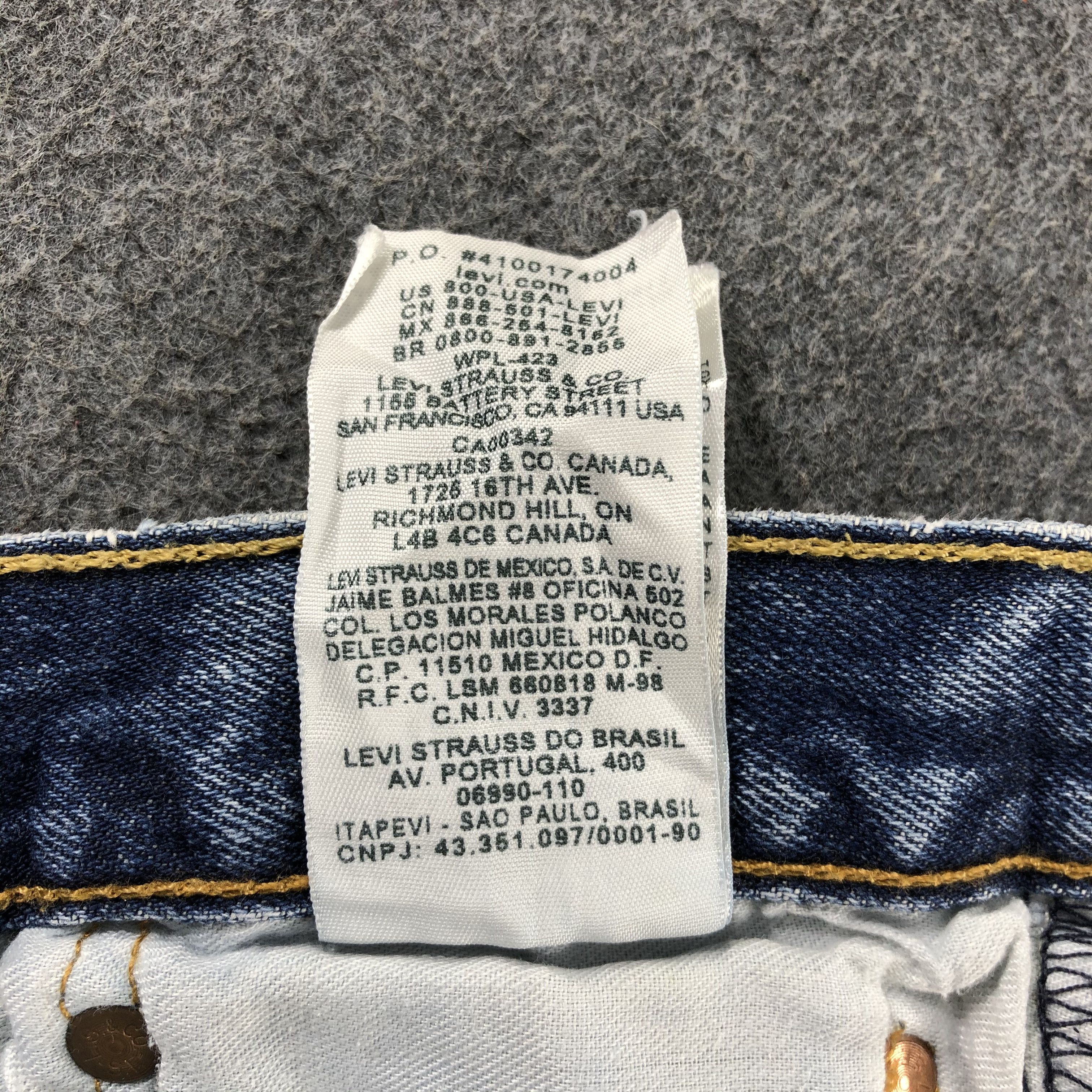 Levi's Vintage Blue Wash Levis 501 Jeans-J2399 Size US 34 / EU 50 - 18 Thumbnail
