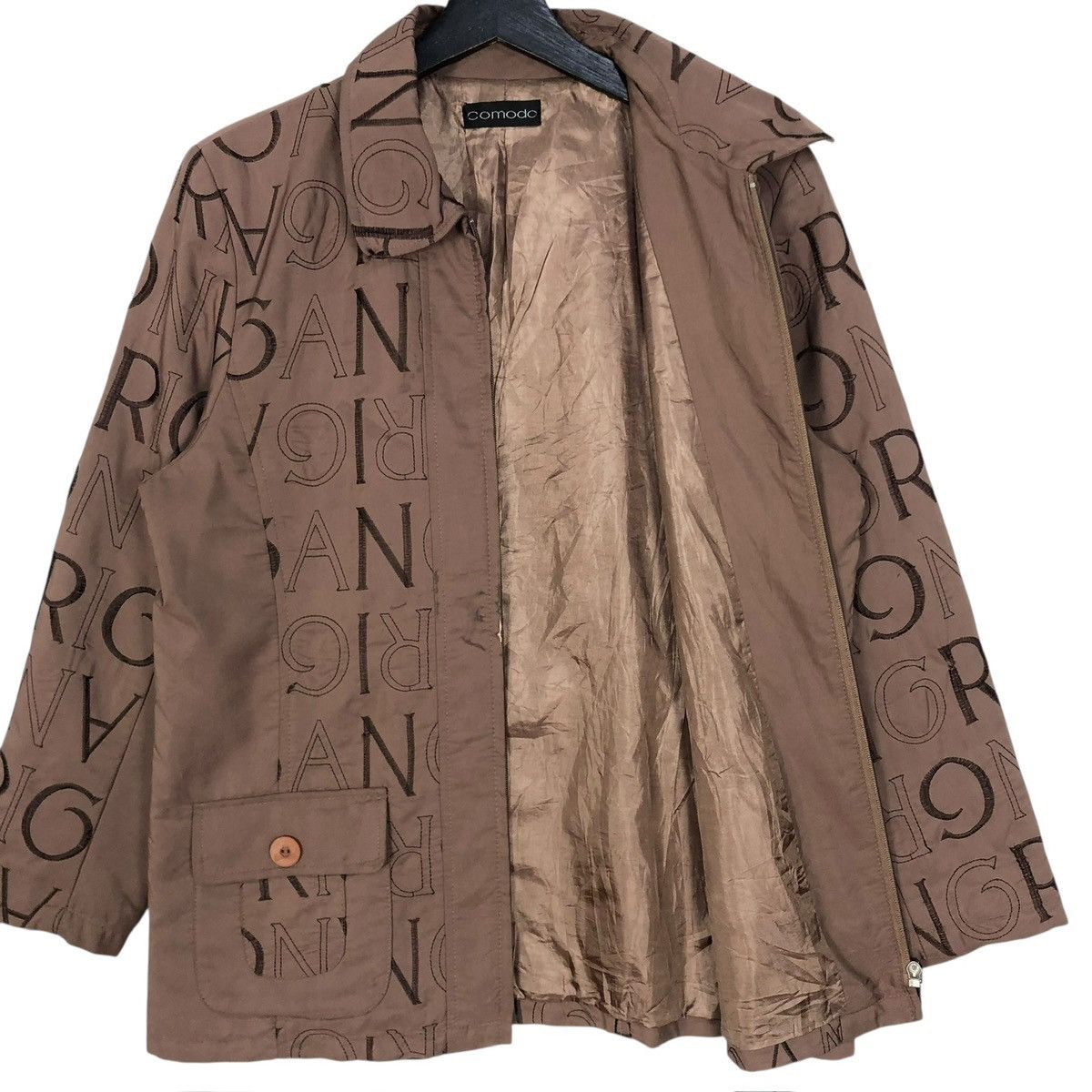 If Six Was Nine Vintage Comodo Brand Jacket Over Print Spell Out Full Zipper Size S / US 4 / IT 40 - 8 Thumbnail