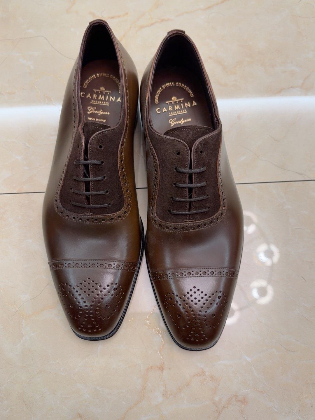 Carmina Carmina Armanac Horsehide Leather Shoes Size US 11 / EU 44 - 1 Thumbnail