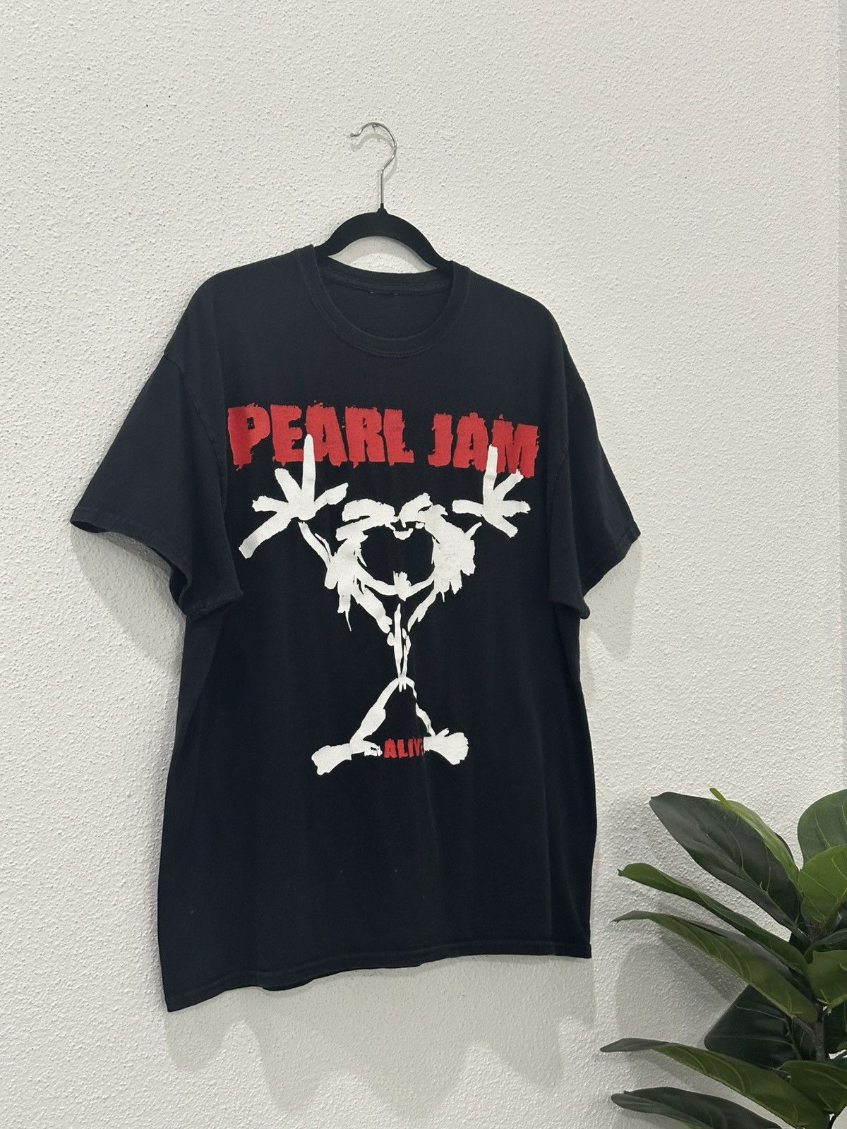 Vintage Pearl Jam Alive T Shirt Ten Album Stick Band Tee XL