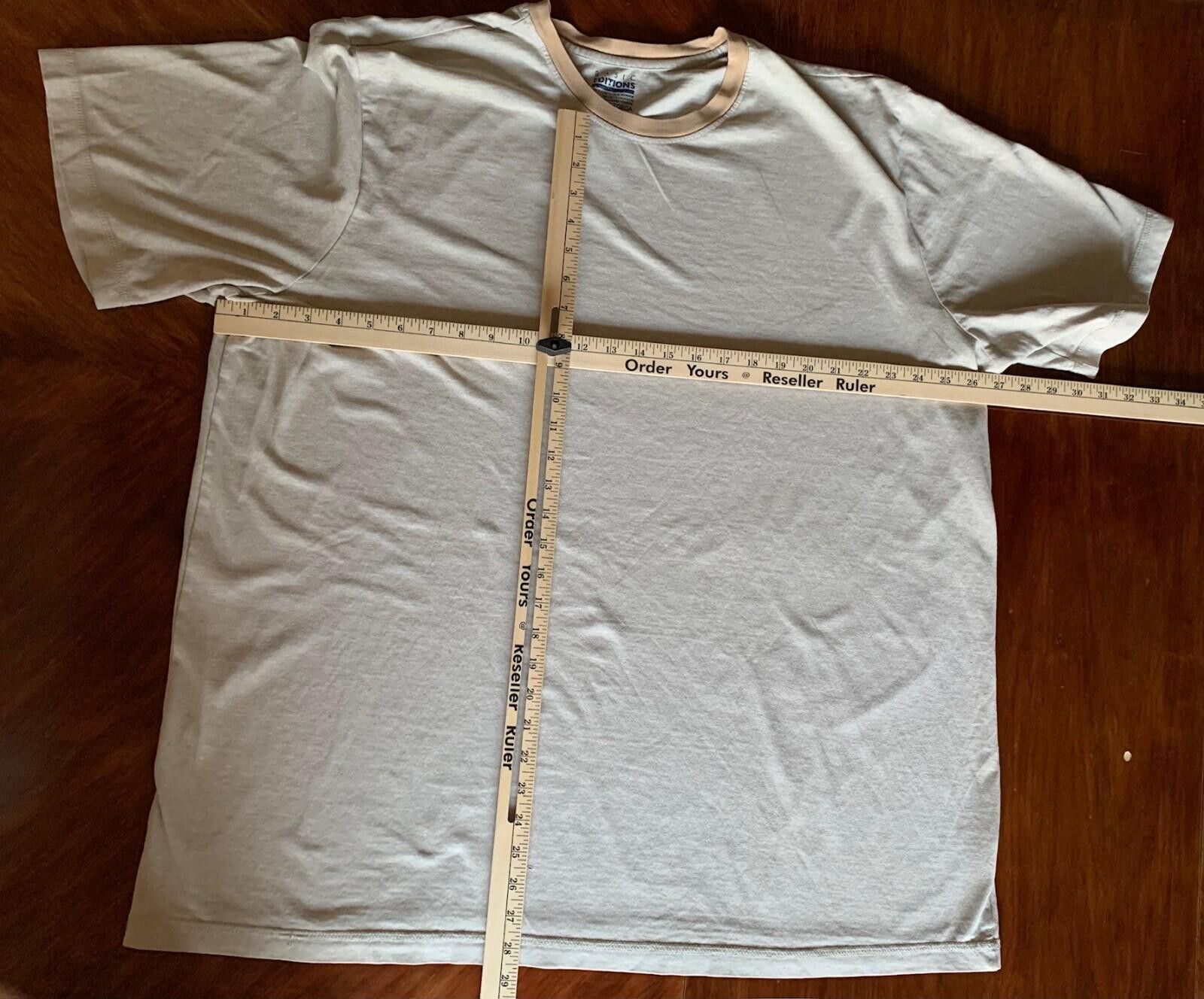 Basic Editions Men's Basic Editions 2XLT Tan Collar T-Shirt Size US XXL / EU 58 / 5 - 2 Thumbnail
