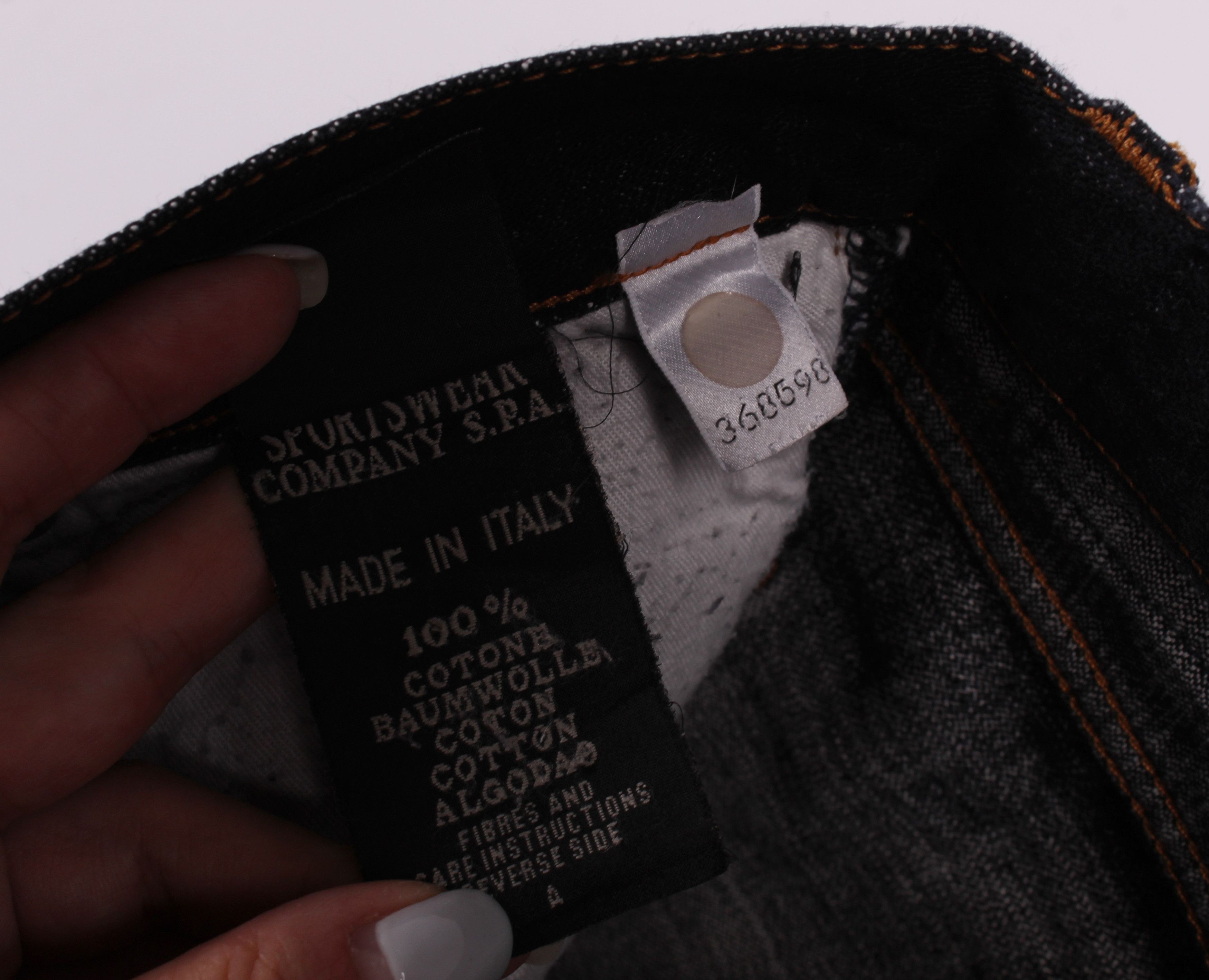 Stone Island Vintage Stone Island Denim's High Waisted Jeans Size 26" / US 2 / IT 38 - 7 Thumbnail