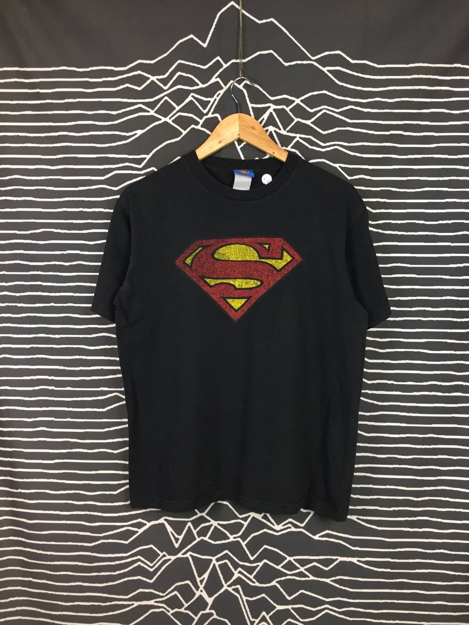 DC Comics × Vintage Vtg 90s DC Comic Superman Logo Warner Bros Comic Movie Tee Size US M / EU 48-50 / 2 - 1 Thumbnail