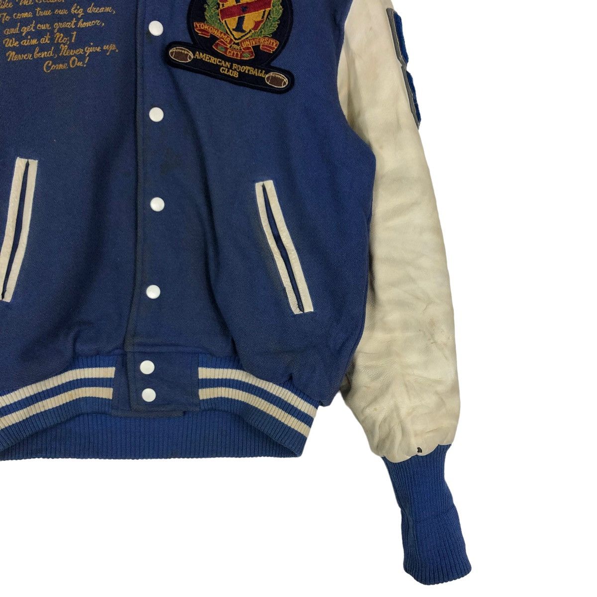 Vintage 🔥VINTAGE 1984 YOKOHAMA UNIVERSITY AMERICAN FOOTBALL CLUB Size US L / EU 52-54 / 3 - 5 Thumbnail