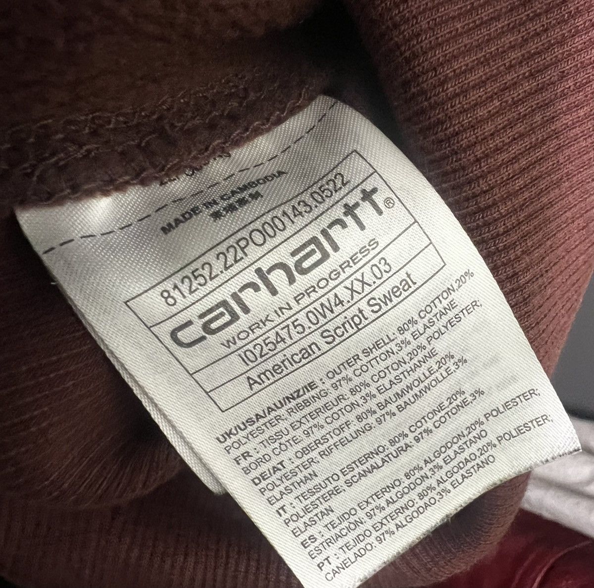 Carhartt Wip Carhartt Work in Progress American Script Sweat Crewneck Size US L / EU 52-54 / 3 - 12 Thumbnail