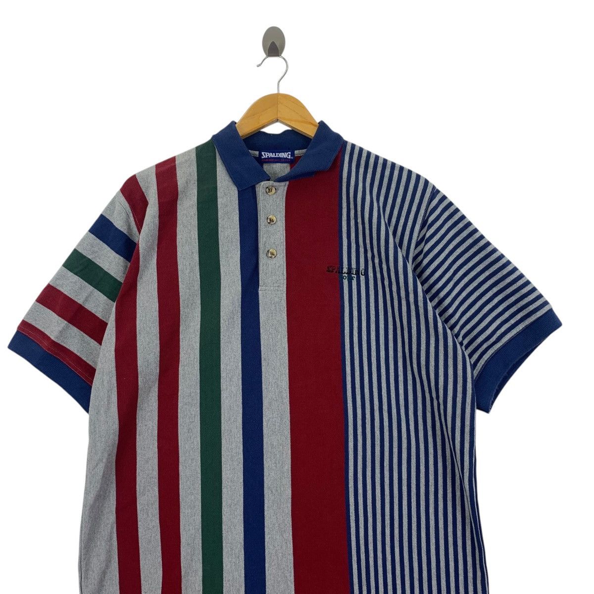 Spalding Vintage SPALDING GOLF COLLECTION Striped Tee Shirt Top Size US M / EU 48-50 / 2 - 2 Thumbnail