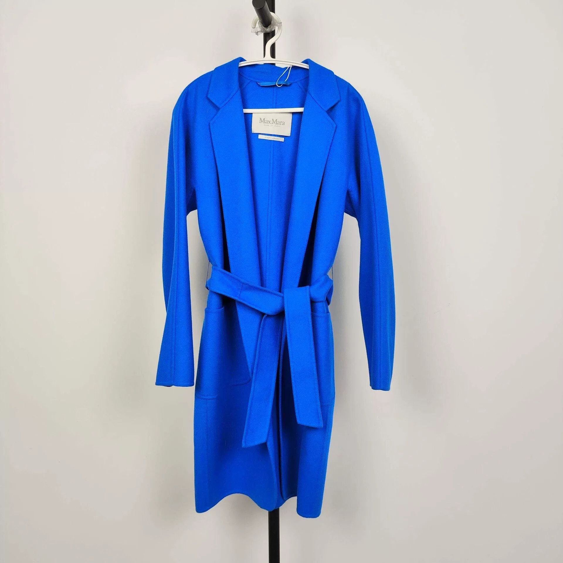 Max Mara MaxMara Blue Wool Coat Size 34 Size US XS / EU 42 / 0 - 1 Thumbnail