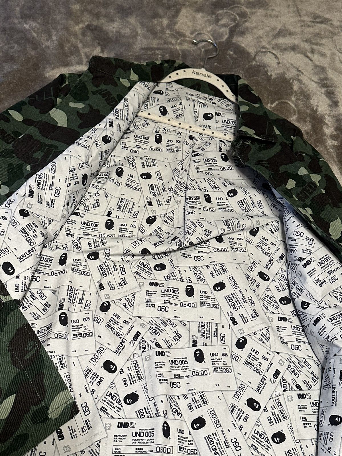 Bape × Undefeated Bape x Undefeated Color Camo Flannel Jacket Size US XXL / EU 58 / 5 - 8 Thumbnail