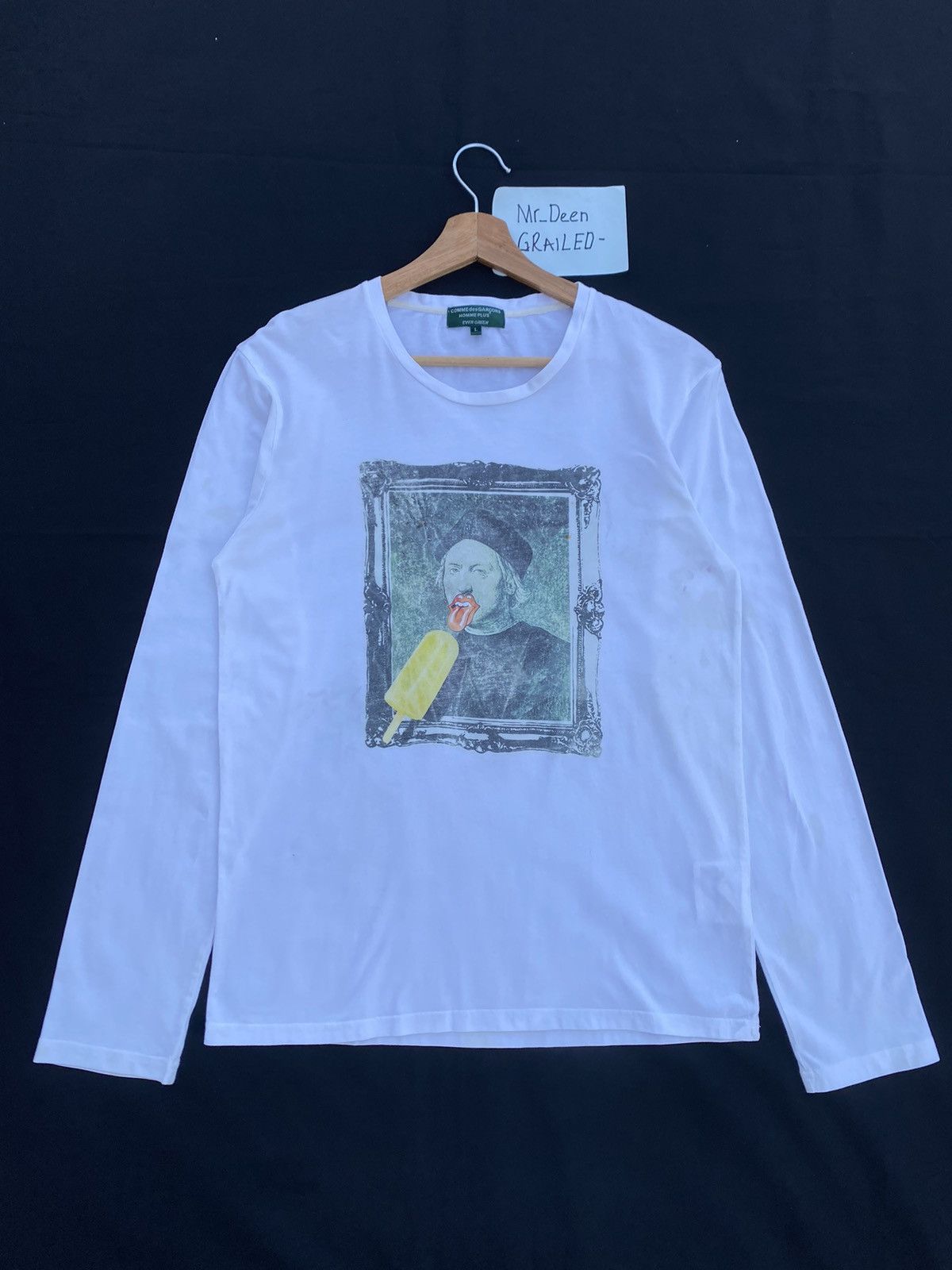 Comme des Garcons Rare Comme Des Garcons Homme Longsleeve Tshirt Size US L / EU 52-54 / 3 - 2 Thumbnail