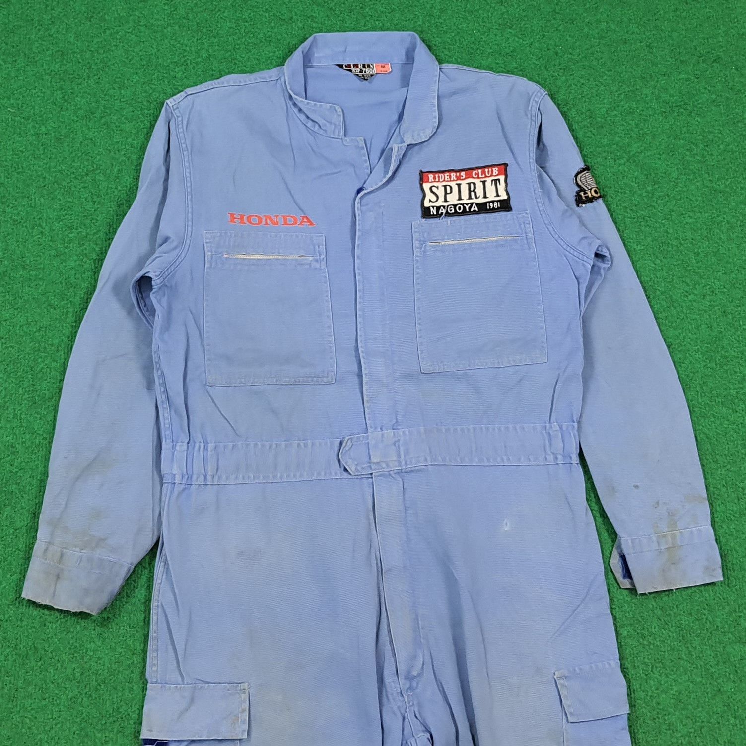 Japanese Brand Vintage 80s Honda Mechanic Jumpsuit Retro Motorsport C288N11 Size US S / EU 44-46 / 1 - 4 Thumbnail