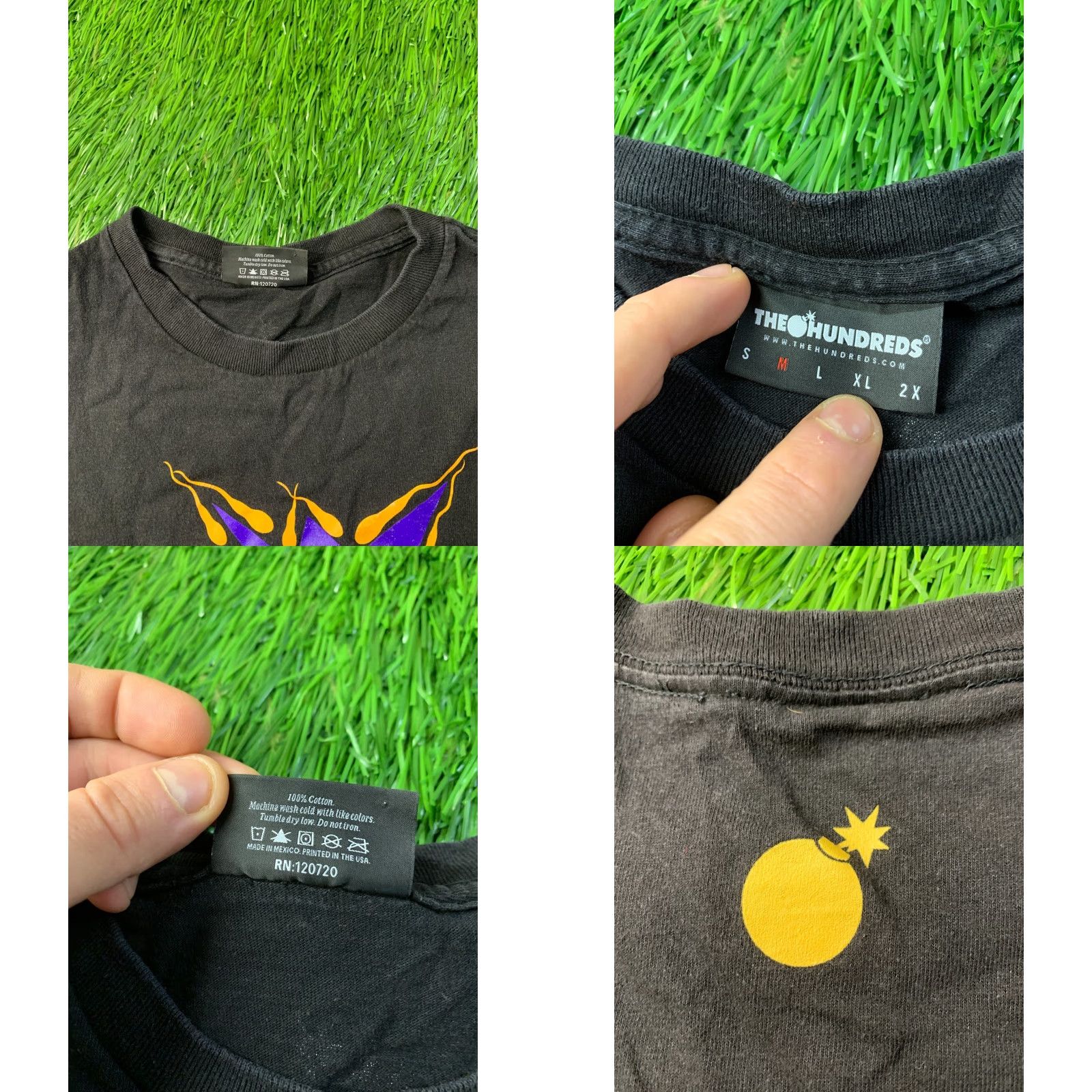 The Hundreds The Hundreds Adam Bomb Men Casual Shirt T-Shirt Tee Jersey Size M Black Short Sleeve Brand The Hundreds Size US M / EU 48-50 / 2 - 8 Thumbnail