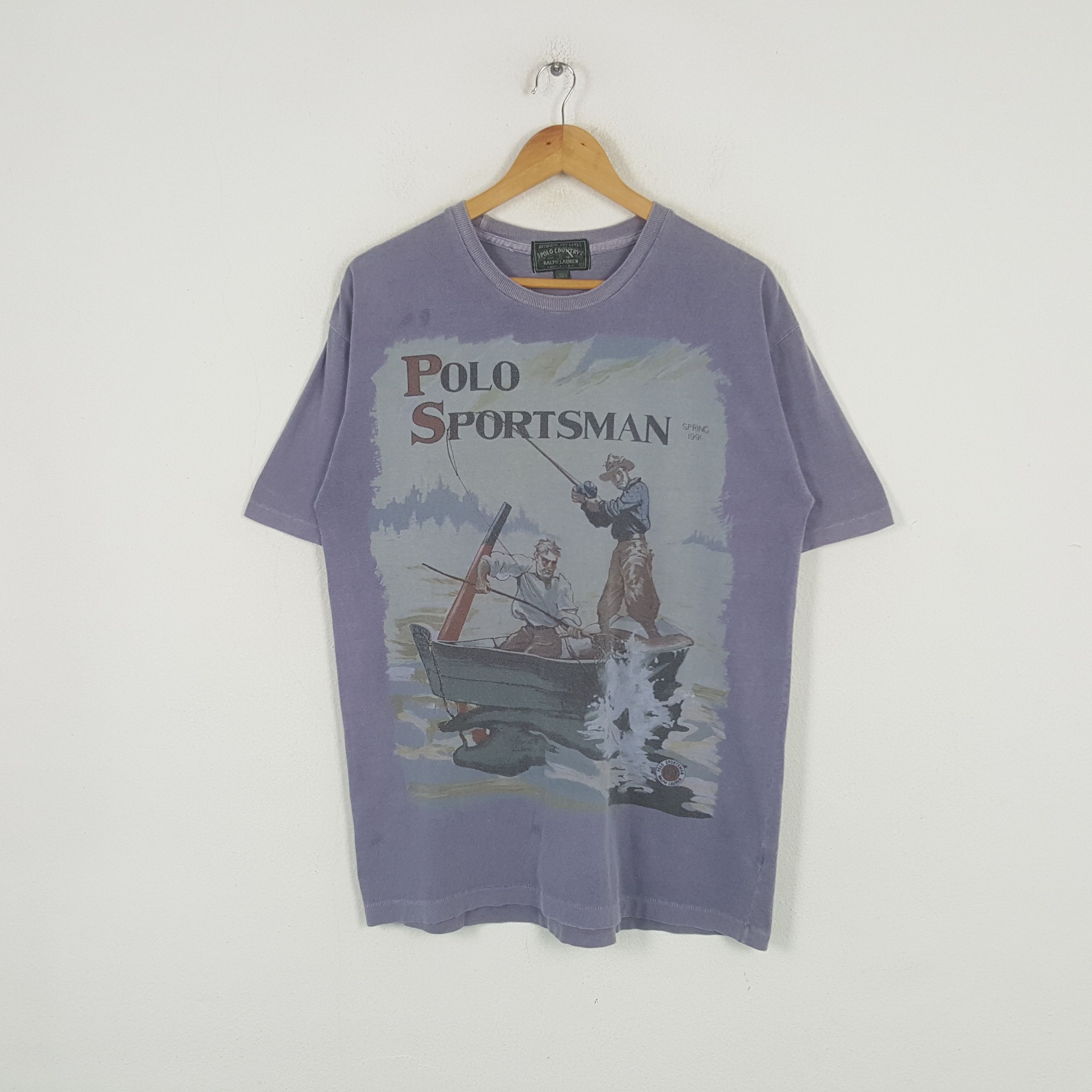 Polo Ralph Lauren Vintage Polo Country Sportsman Ralph Lauren Tshirt C294N21 Size US M / EU 48-50 / 2 - 1 Thumbnail