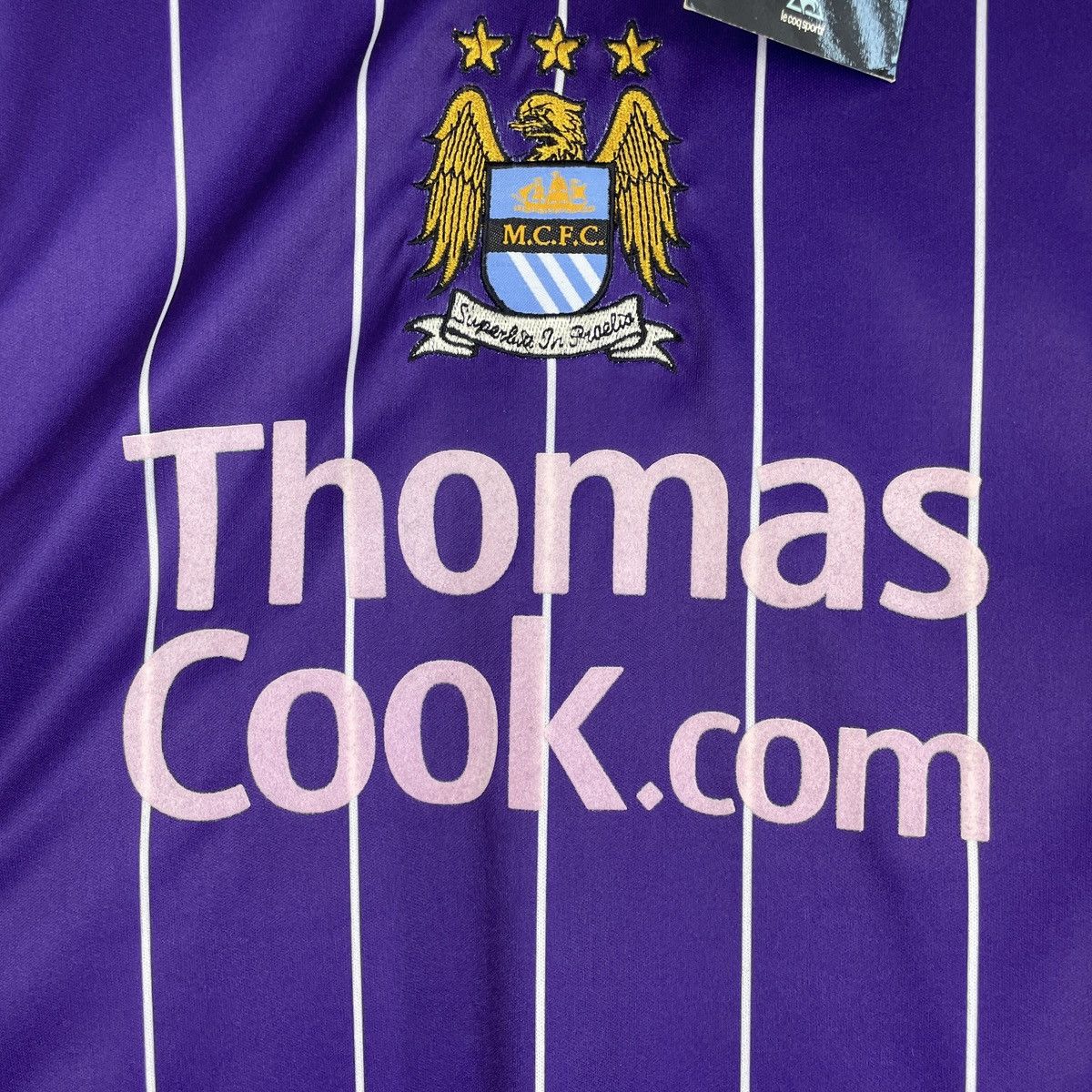 Le Coq Sportif Manchester City Elano Vintage Away Jersey Men 2007/2008 Size US L / EU 52-54 / 3 - 6 Thumbnail