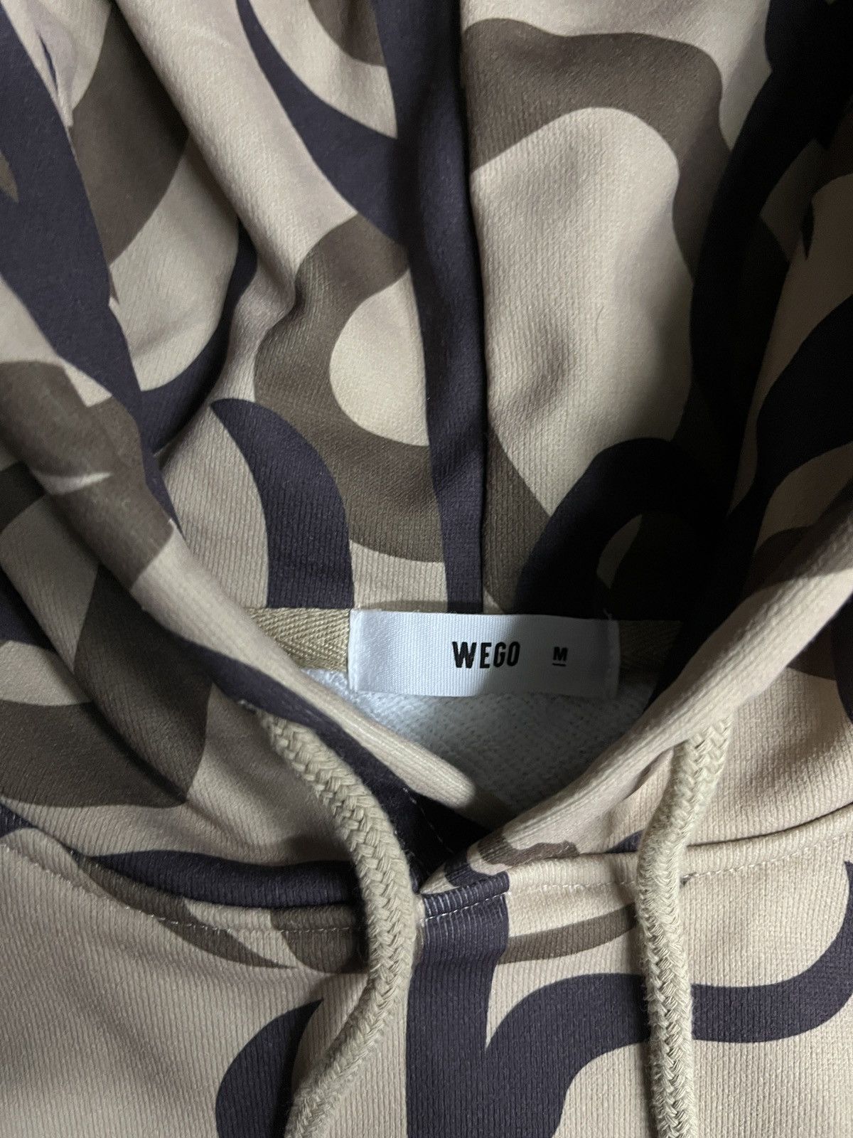 Vintage Wego Japan Insipred by Number Nine AW04 Tribal Camo Hoodie Size US L / EU 52-54 / 3 - 7 Thumbnail