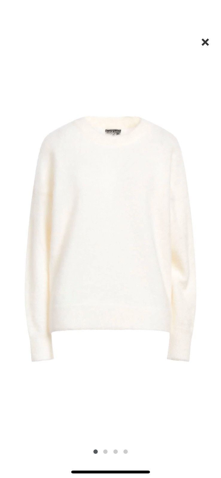 Rag & Bone NWOT Rag & Bone white mohair/wool blend sweater Size S / US 4 / IT 40 - 1 Thumbnail