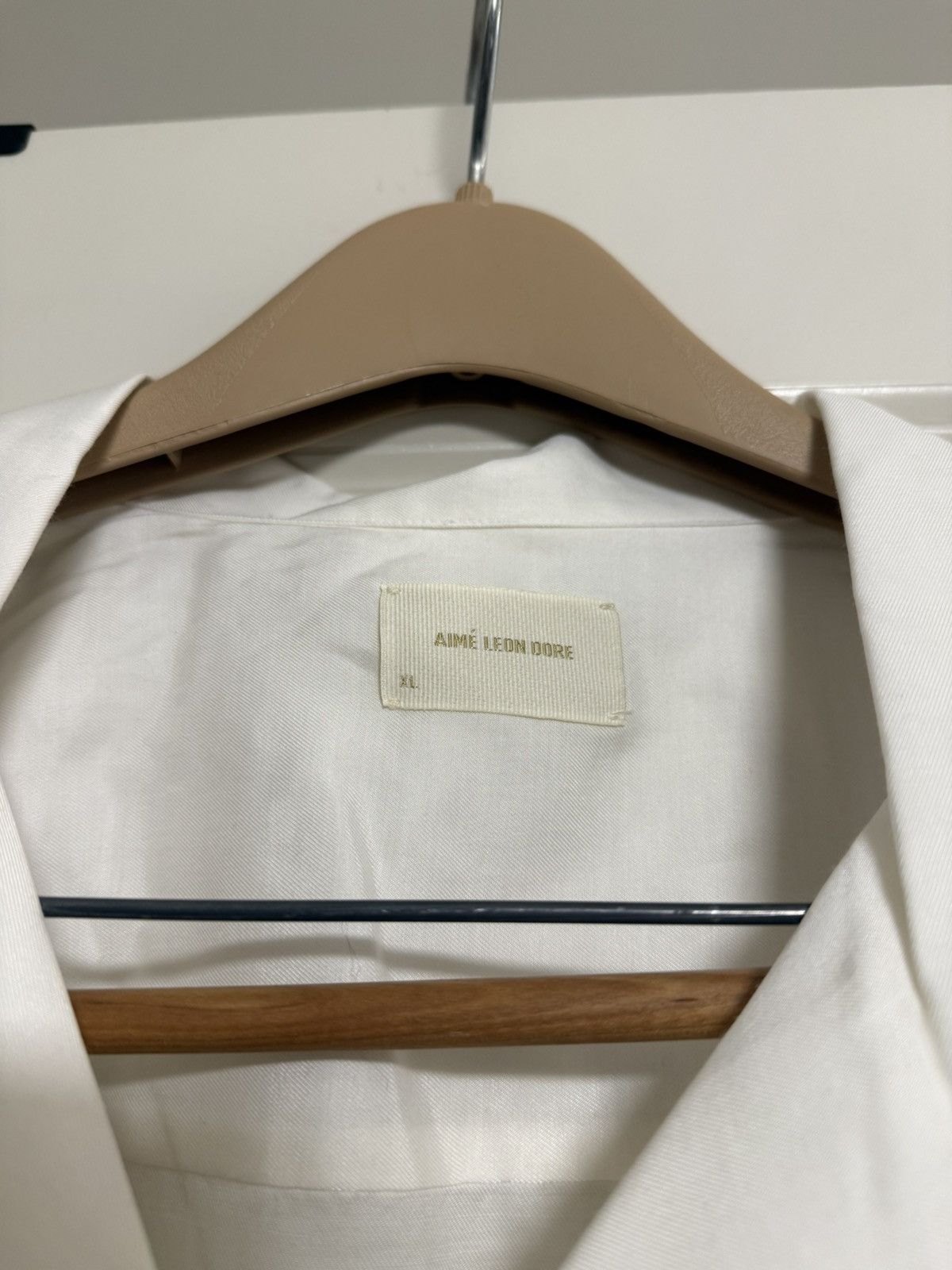 Aime Leon Dore Aime Leon Dore SS Camp Collar Shirt Bright White XL Size US XL / EU 56 / 4 - 3 Thumbnail