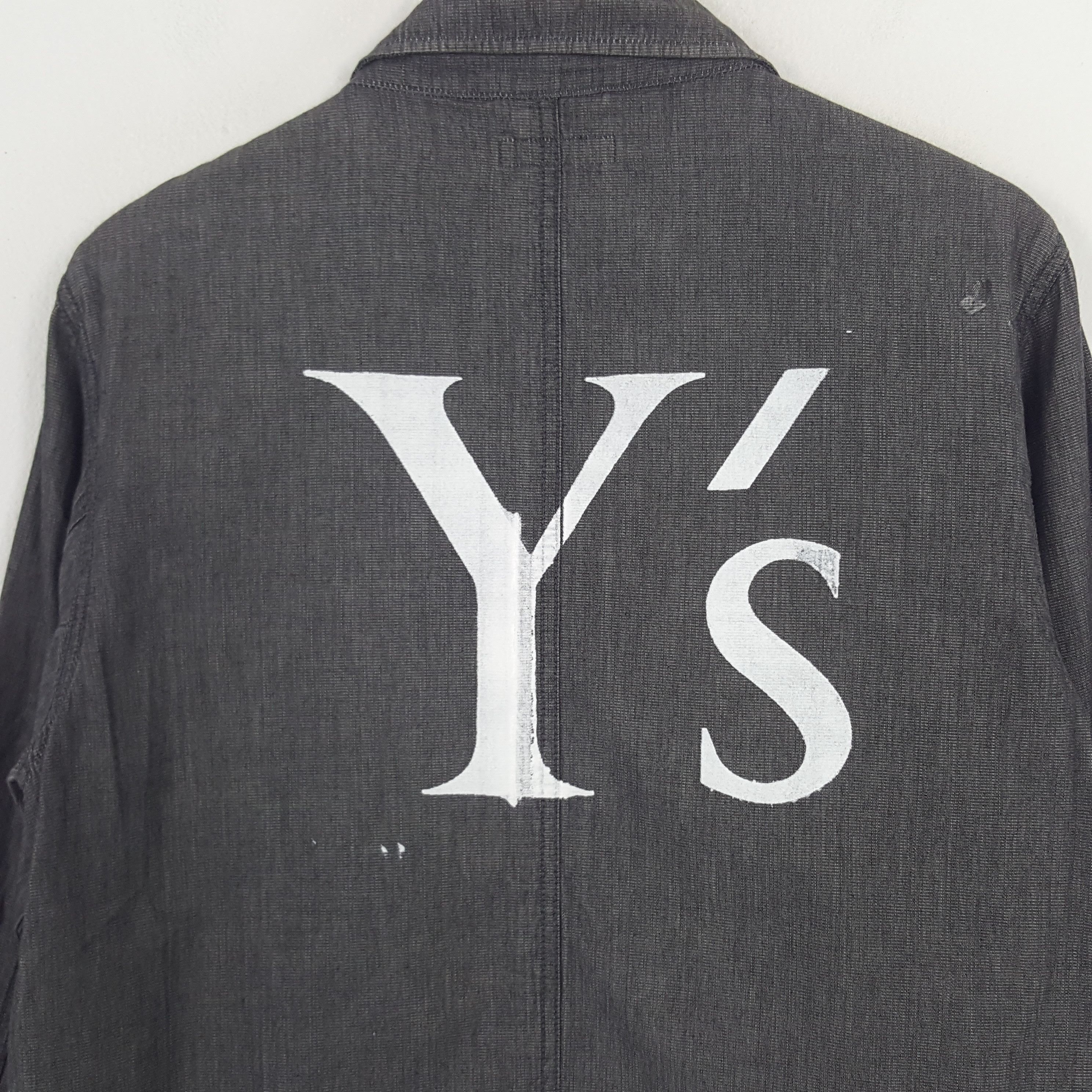 Designer × Vintage × Yohji Yamamoto Sacsny by Yohji Yamamoto Custom Big Logo Button Up Jacket Size US M / EU 48-50 / 2 - 2 Thumbnail