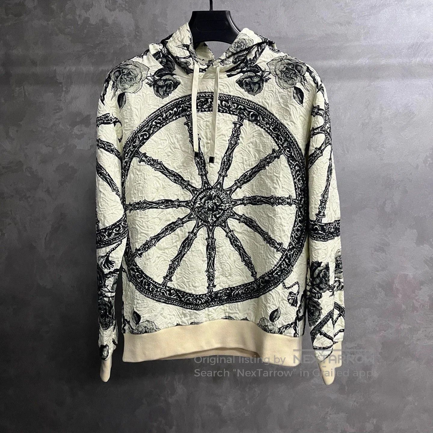 Dolce & Gabbana dolce & gabbana beige patterned hoodie sweatshirt. Size US L / EU 52-54 / 3 - 1 Thumbnail