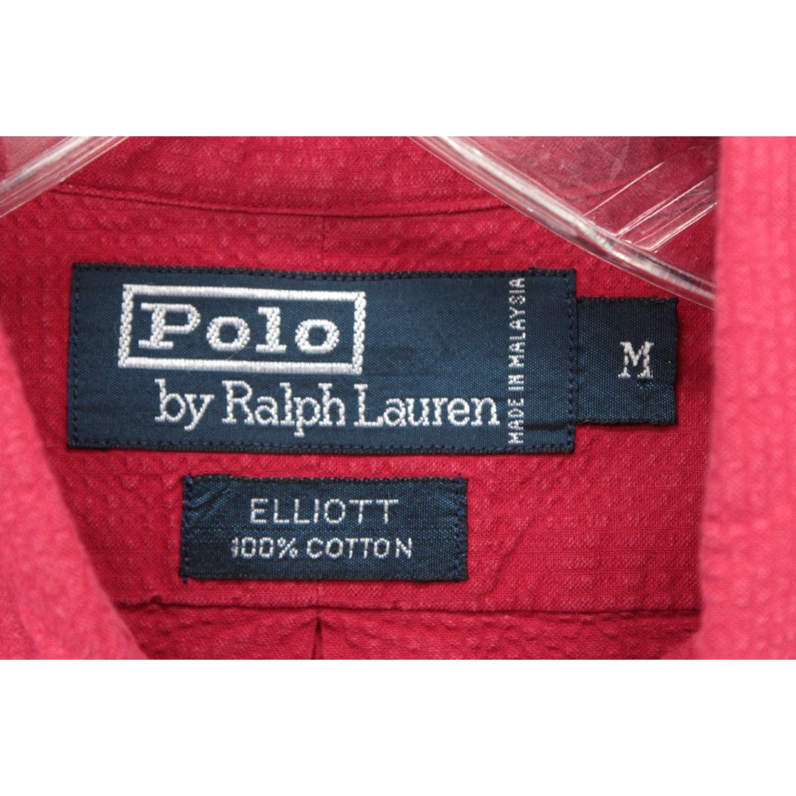 Polo Ralph Lauren VINTAGE Polo Ralph Lauren Shirt Men M Red Micro Check Logo Minimal Preppy Size US M / EU 48-50 / 2 - 5 Thumbnail