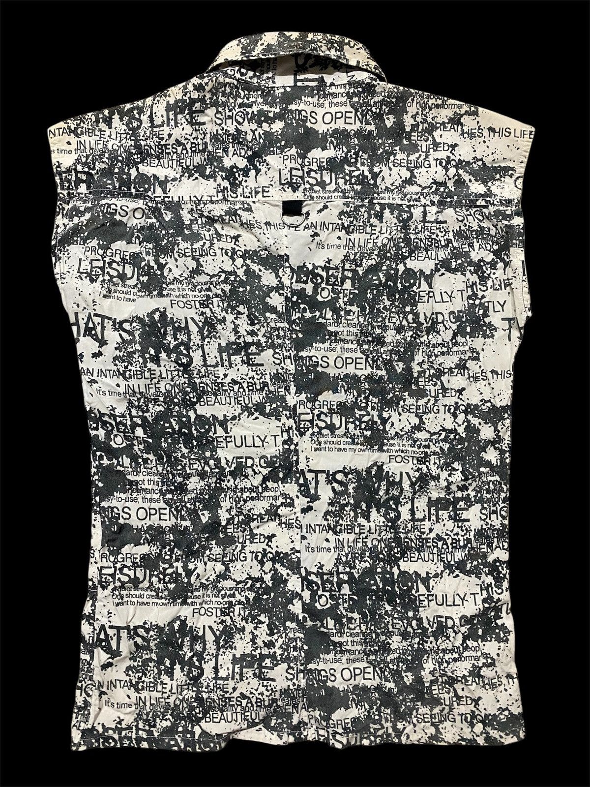 Vintage Anarchy Clash Ahead Patchwork Tailoring Design Sleeveless Size US XS / EU 42 / 0 - 10 Thumbnail