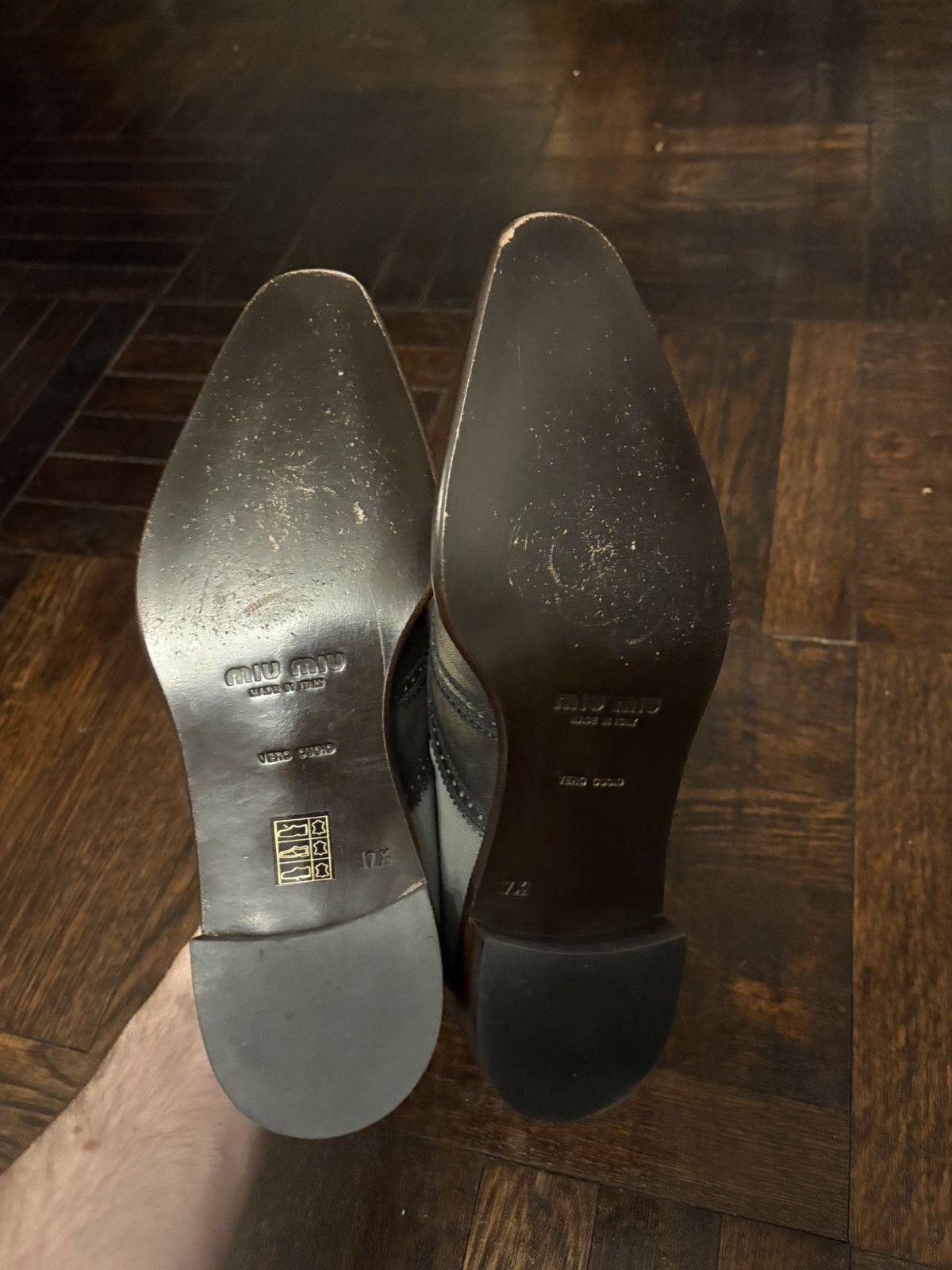 Miu Miu 90s MIU MIU mens hybrid oxfords Size US 7.5 / EU 40-41 - 4 Thumbnail