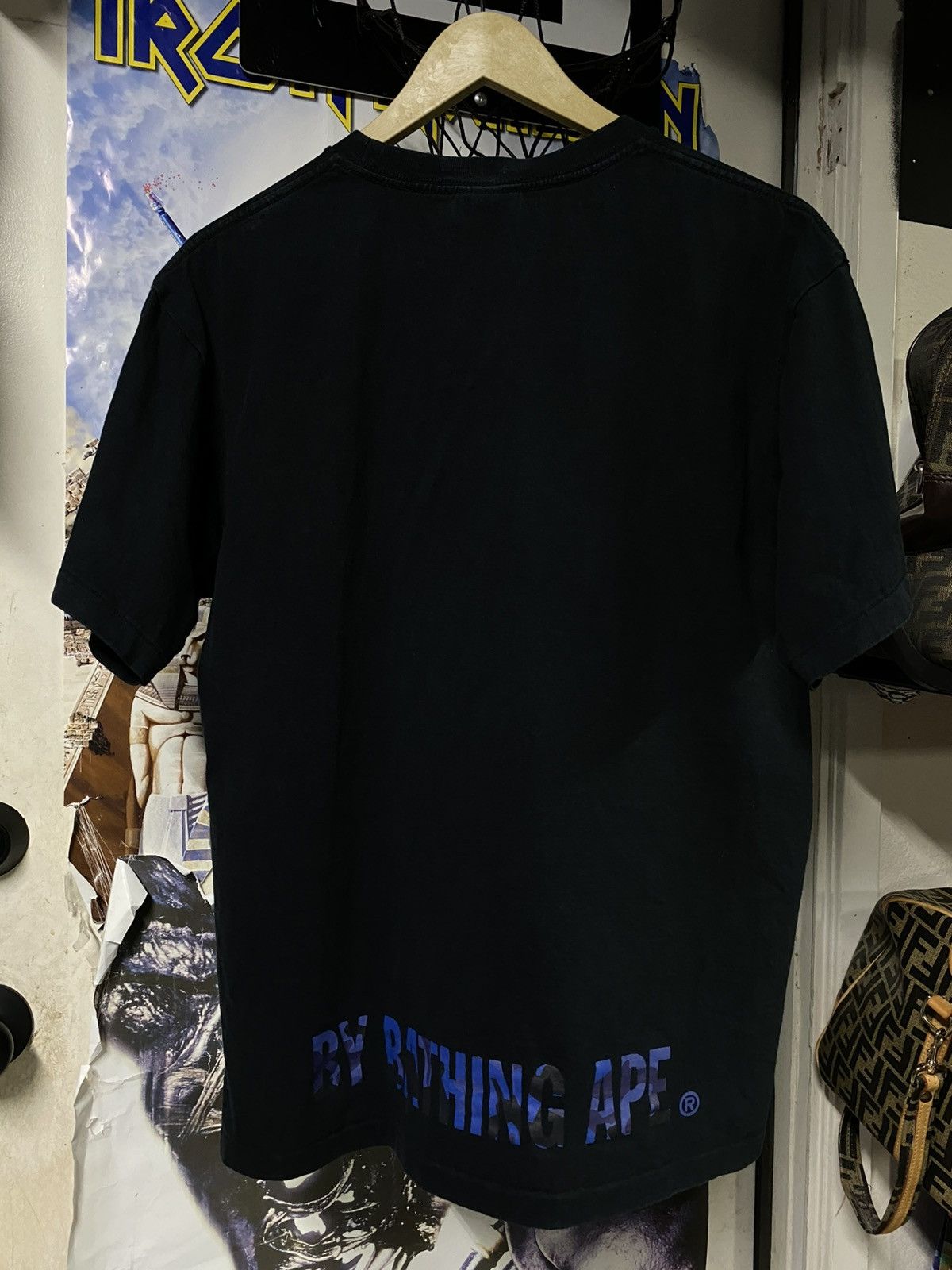 Bape A Bathing Ape Blue Camo Bape Head T-Shirt Fits Medium Size US M / EU 48-50 / 2 - 3 Thumbnail