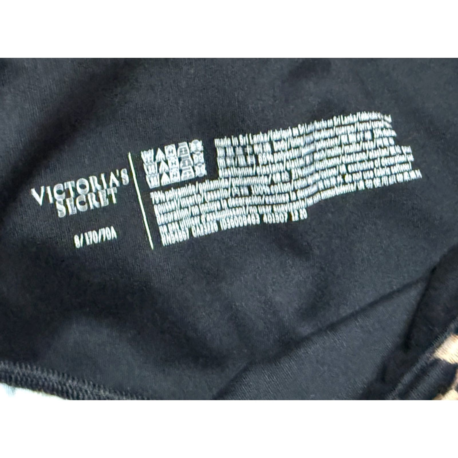 Victoria's Secret Victoria's Secret Pants Women's Size Small Black Brown Cheetah Print Leggings Size 28" / US 6 / IT 42 - 4 Thumbnail