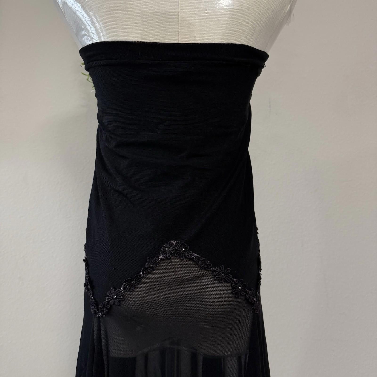 Bacco Bucci Baccio Italy y2k Whimsy Goth Fairy tube top/skirt small Size S / US 4 / IT 40 - 4 Thumbnail