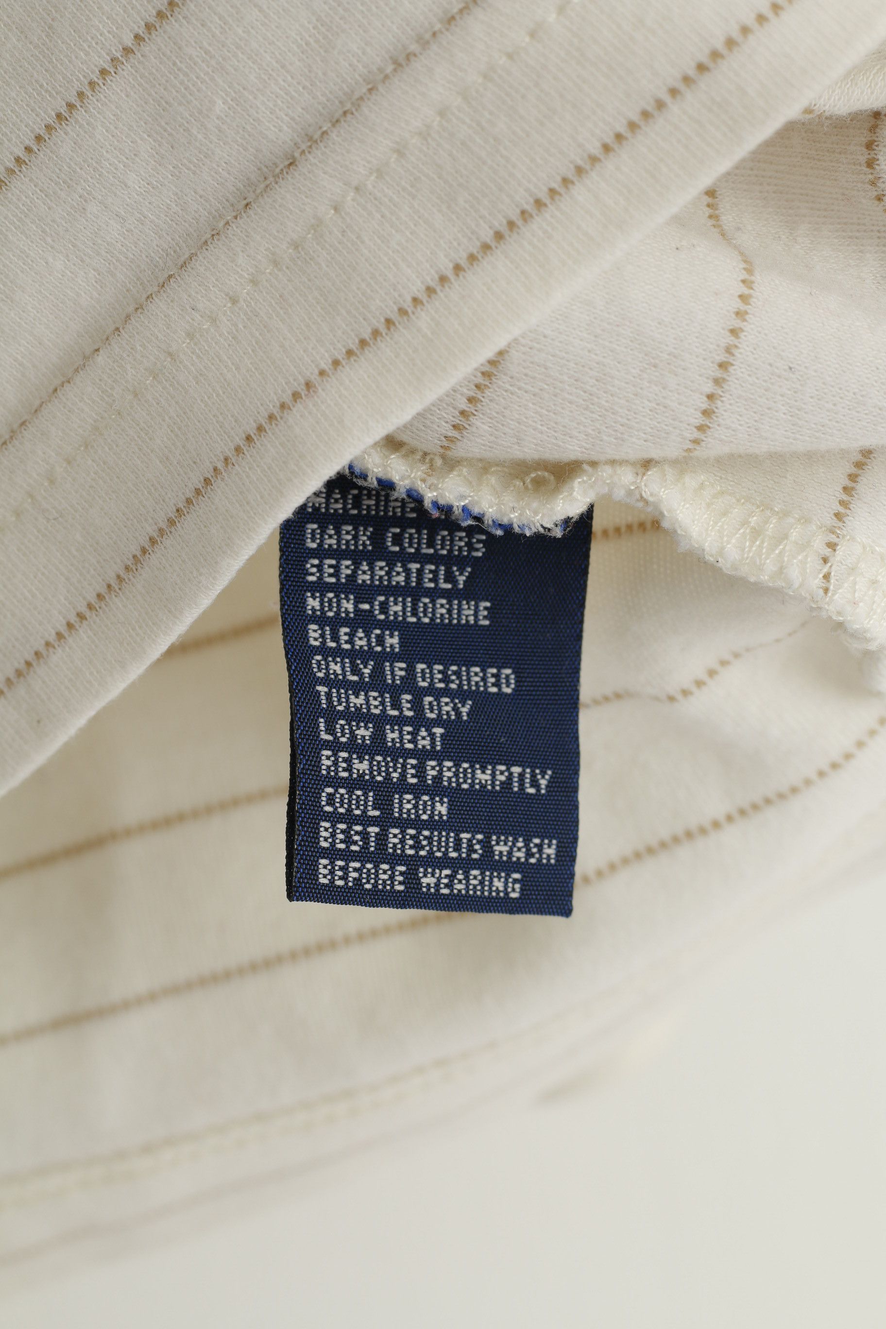 Chaps Ralph Lauren Chaps Ralph Lauren Men M Shirt Cotton Cream 10115 Size US M / EU 48-50 / 2 - 4 Thumbnail