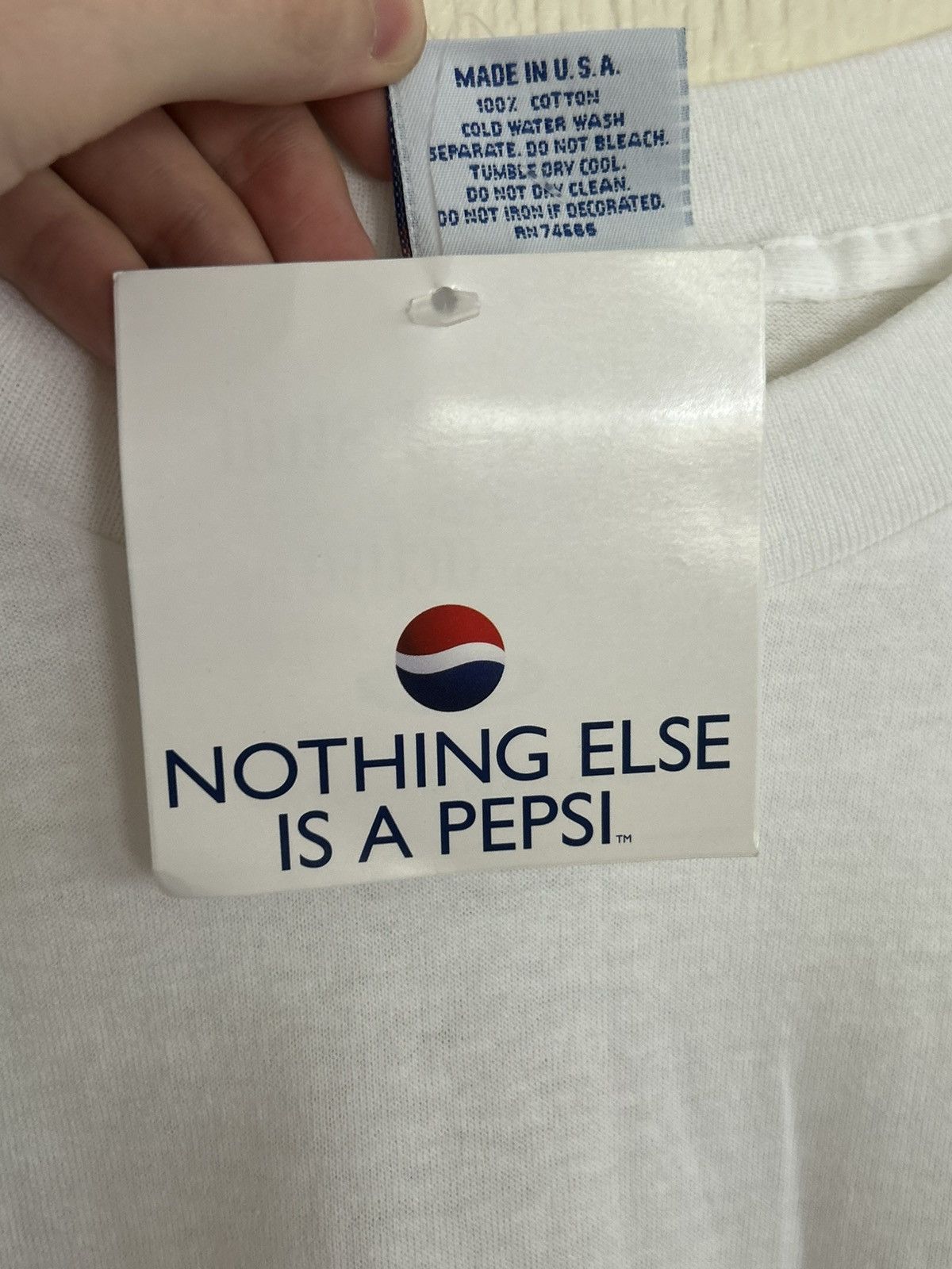 Pepsi Vintage Nothing Else Is A Pepsi Promo T-shirt Size US XL / EU 56 / 4 - 7 Thumbnail