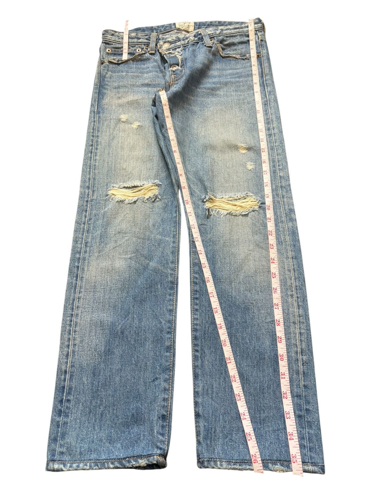 Edwin Vintage Ungrid Mark Styler Selvedge Distress Jeans Size 29" - 7 Thumbnail