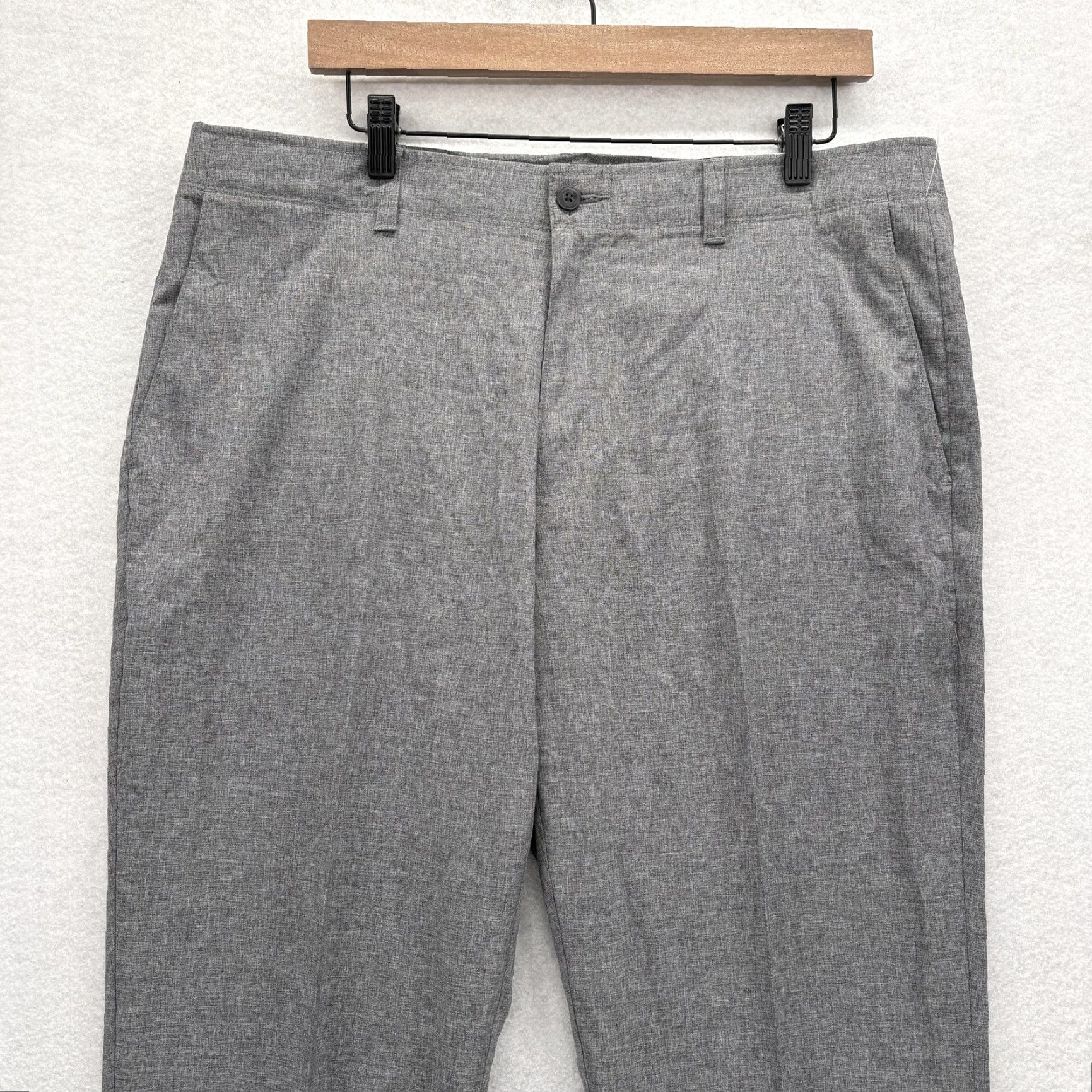 Vintage Grand Slam Pants Mens 36x29 Gray Performance Stretch 360 Golf Active Waistband Size US 36 / EU 52 - 3 Thumbnail