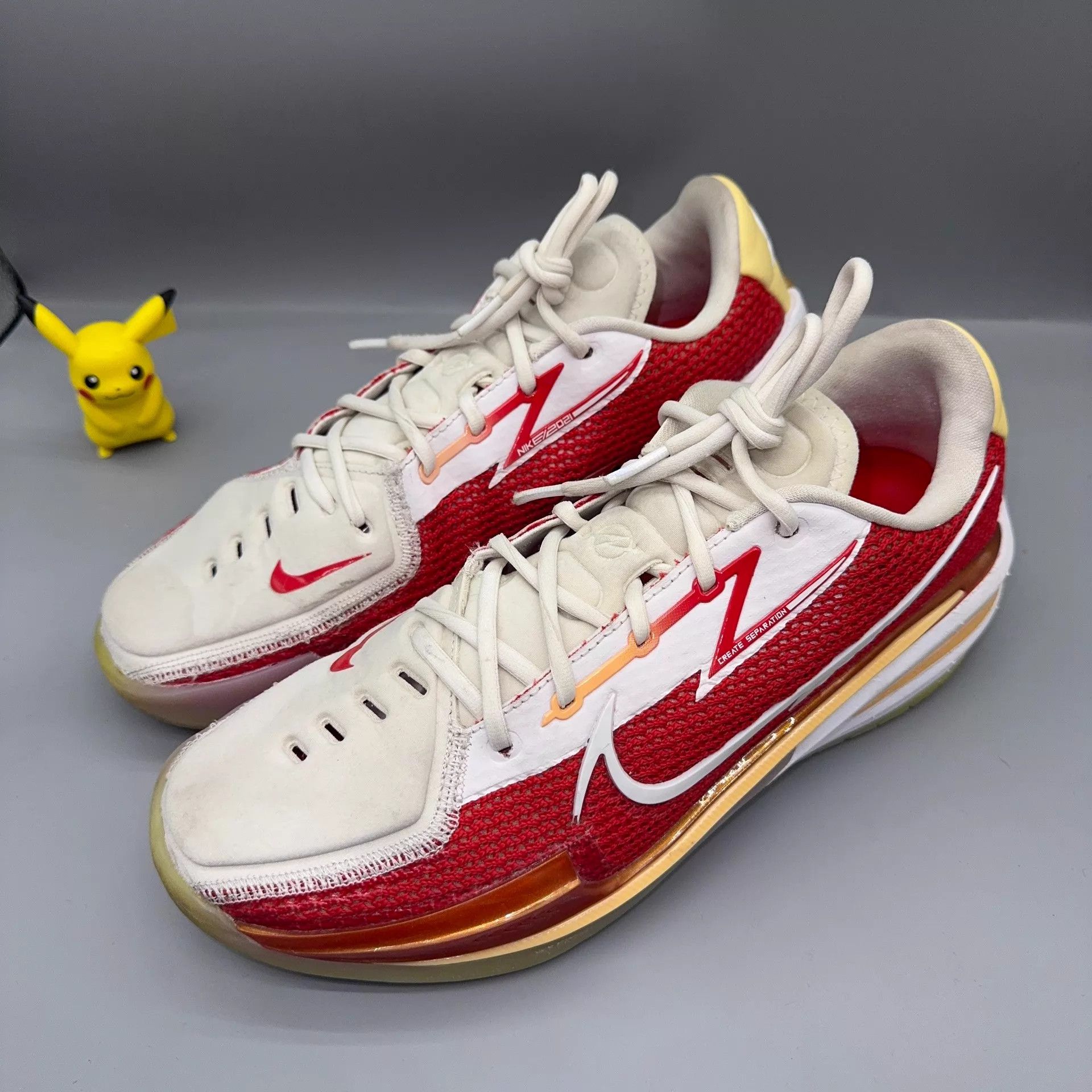 Nike Nike GT Cut 1 White Red 44 Size US 10 / EU 43 - 1 Thumbnail